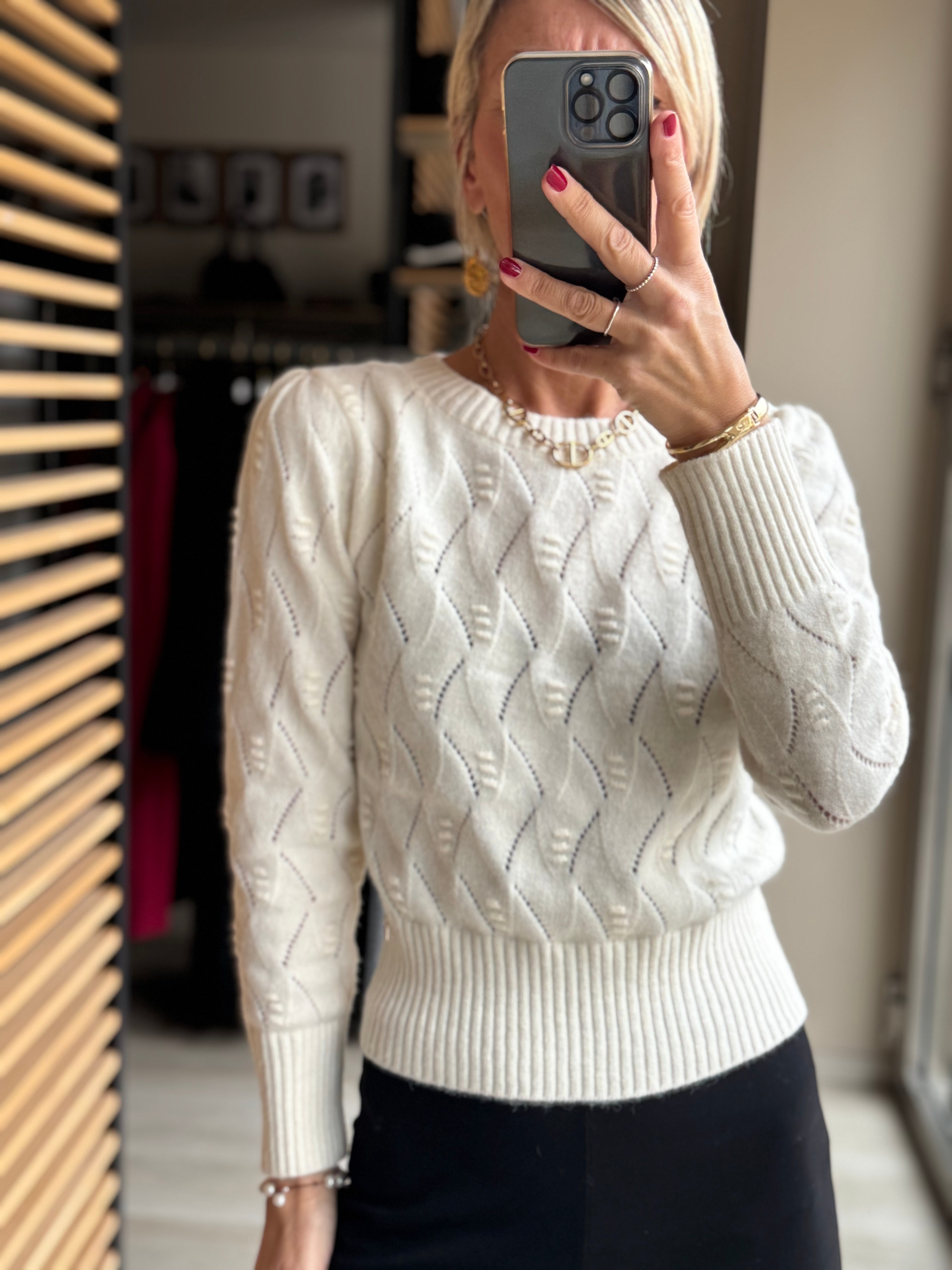 Maglia Girocollo Punzonature