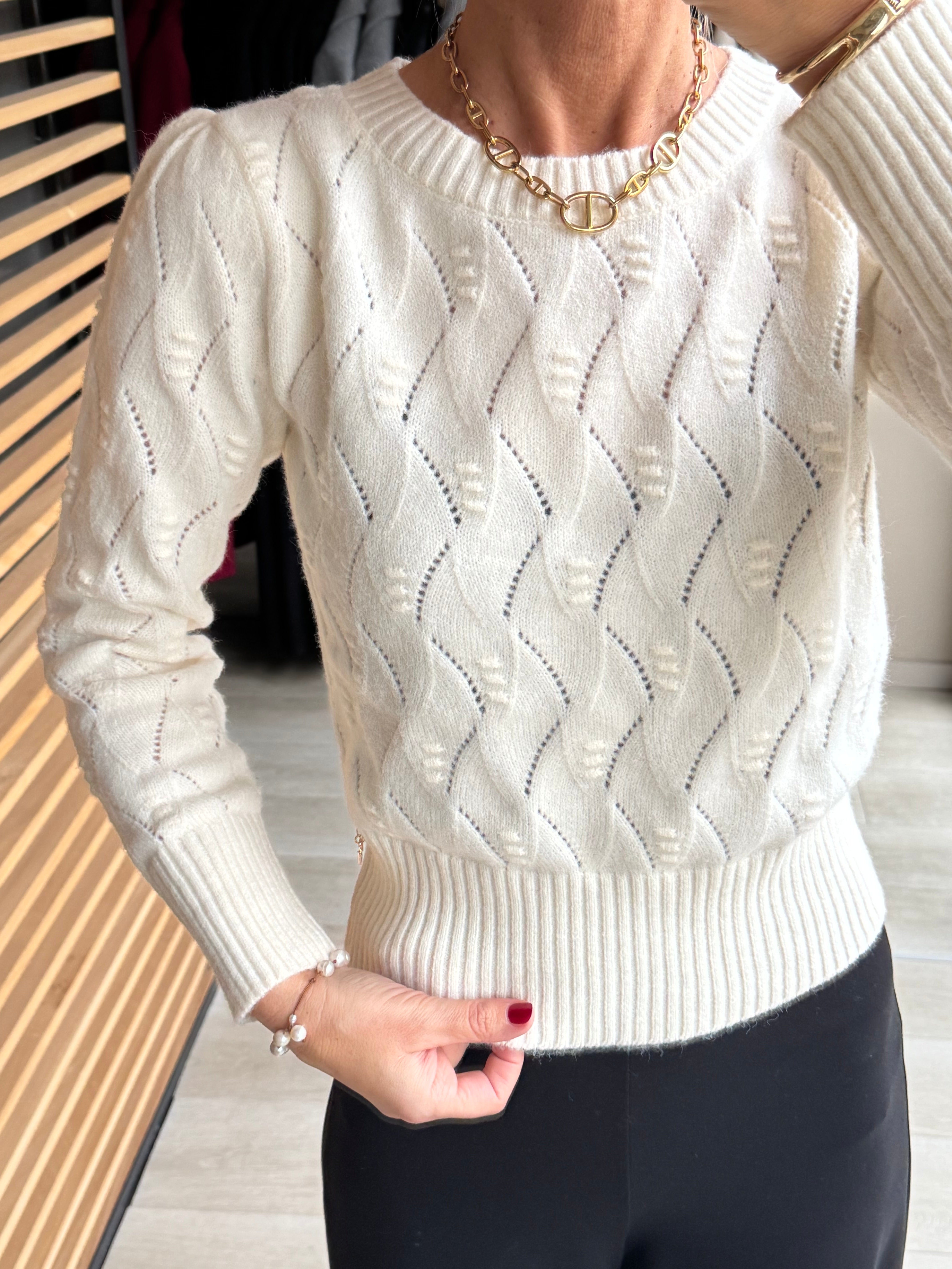 Maglia Girocollo Punzonature