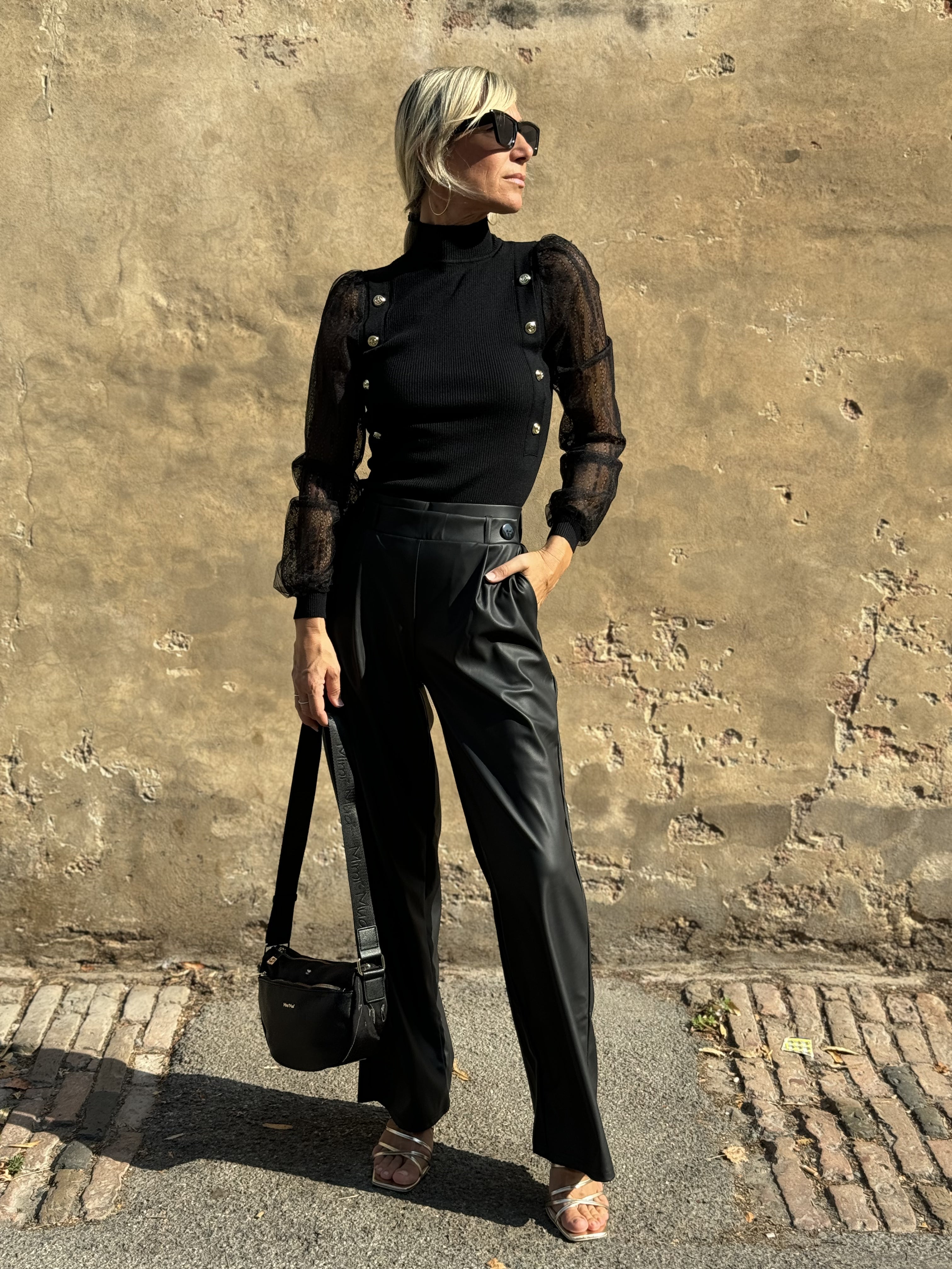 Pantalone Geggo Ecopelle