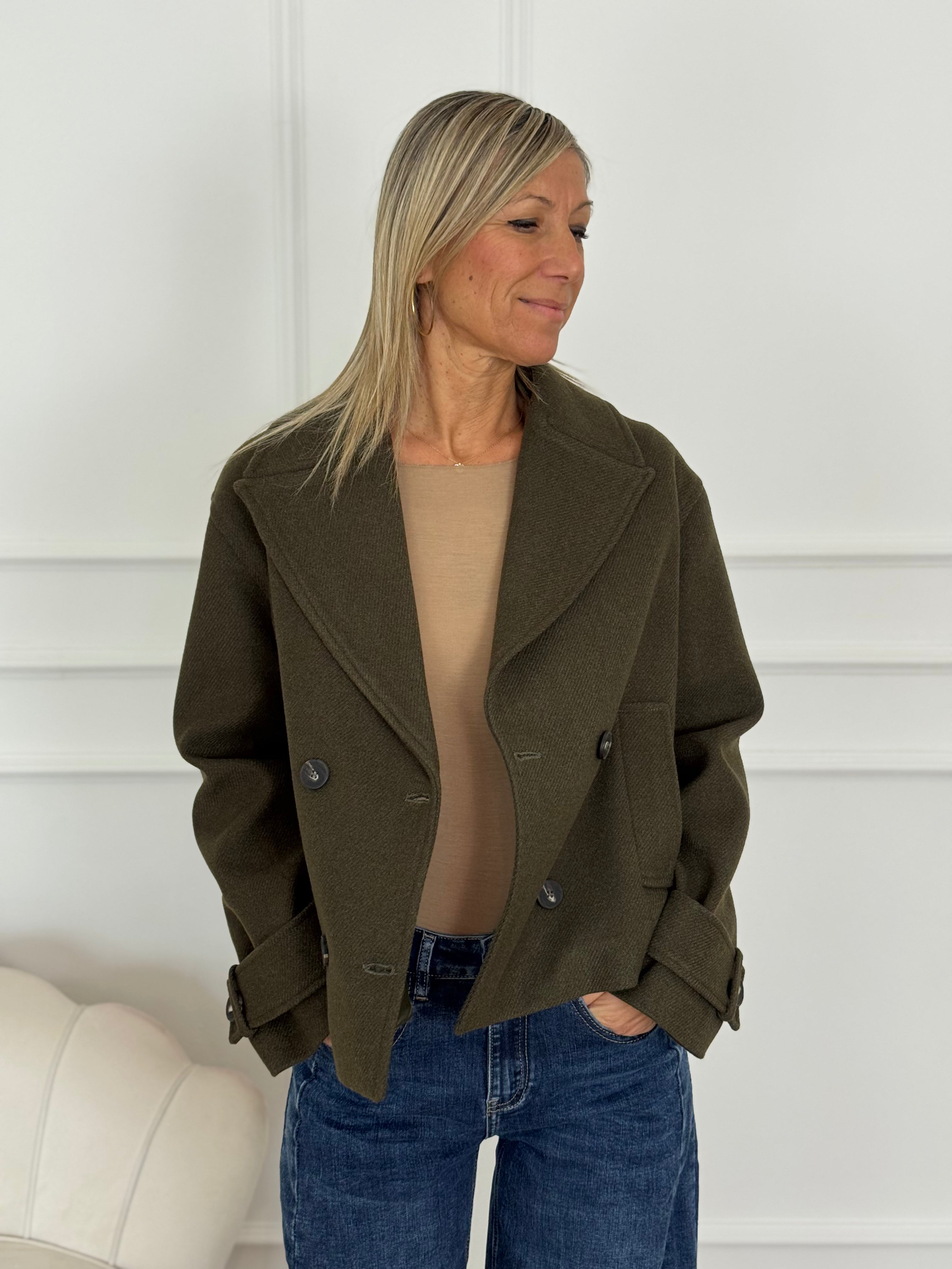 Blouson doppiopetto artigli