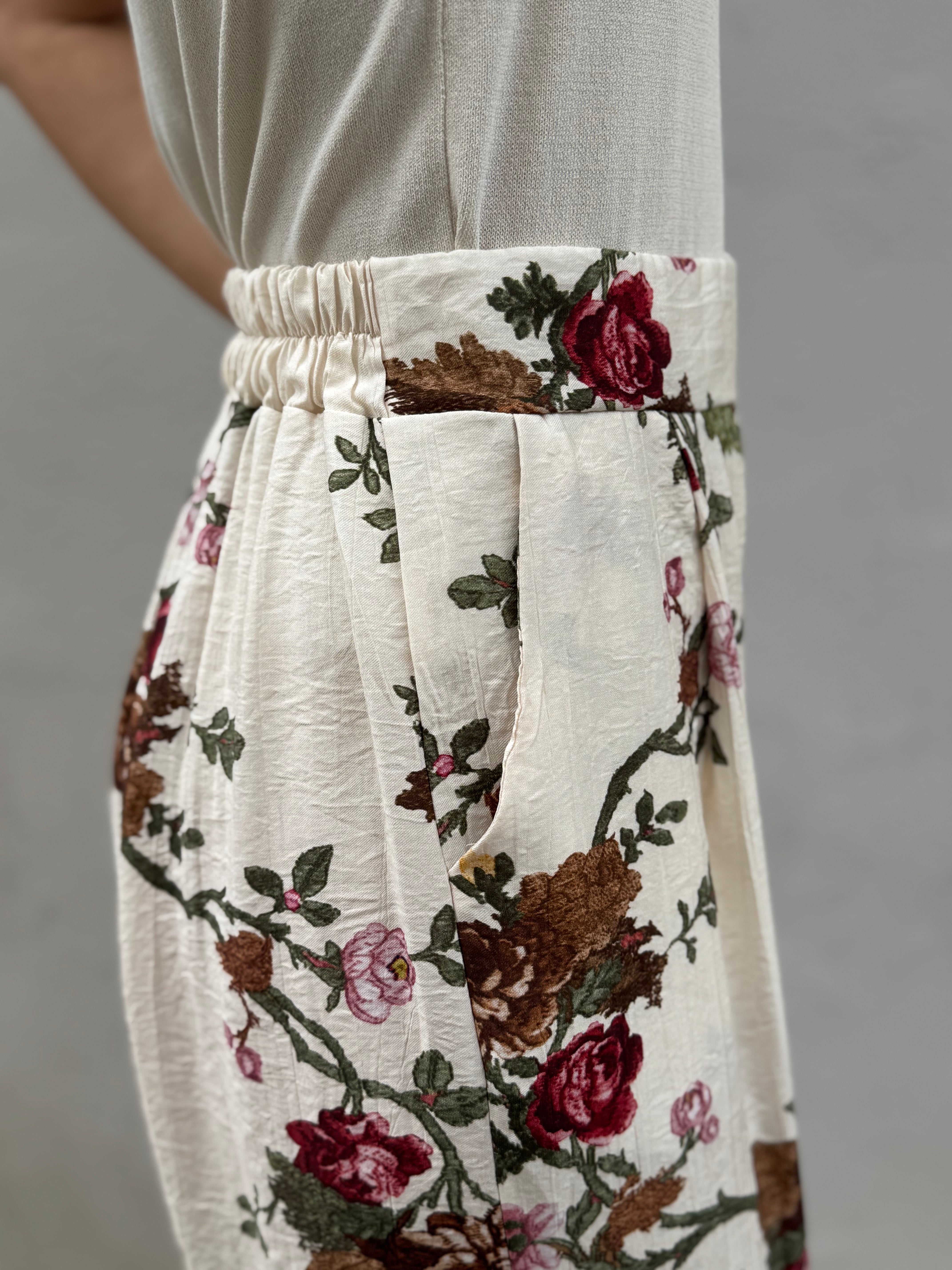 Pantalone fantasia viscosa adora