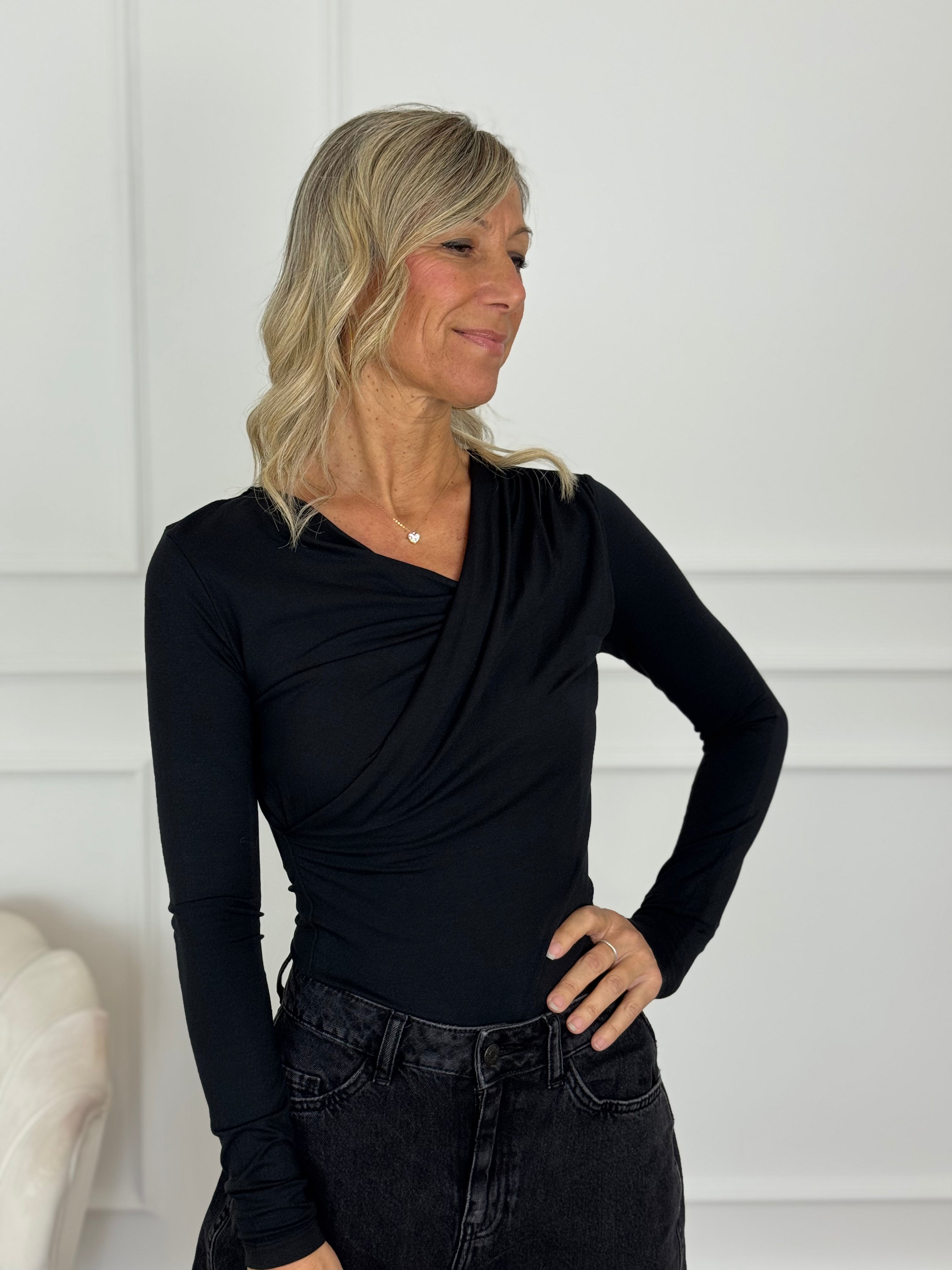 Maglia drappeggio irena jdy
