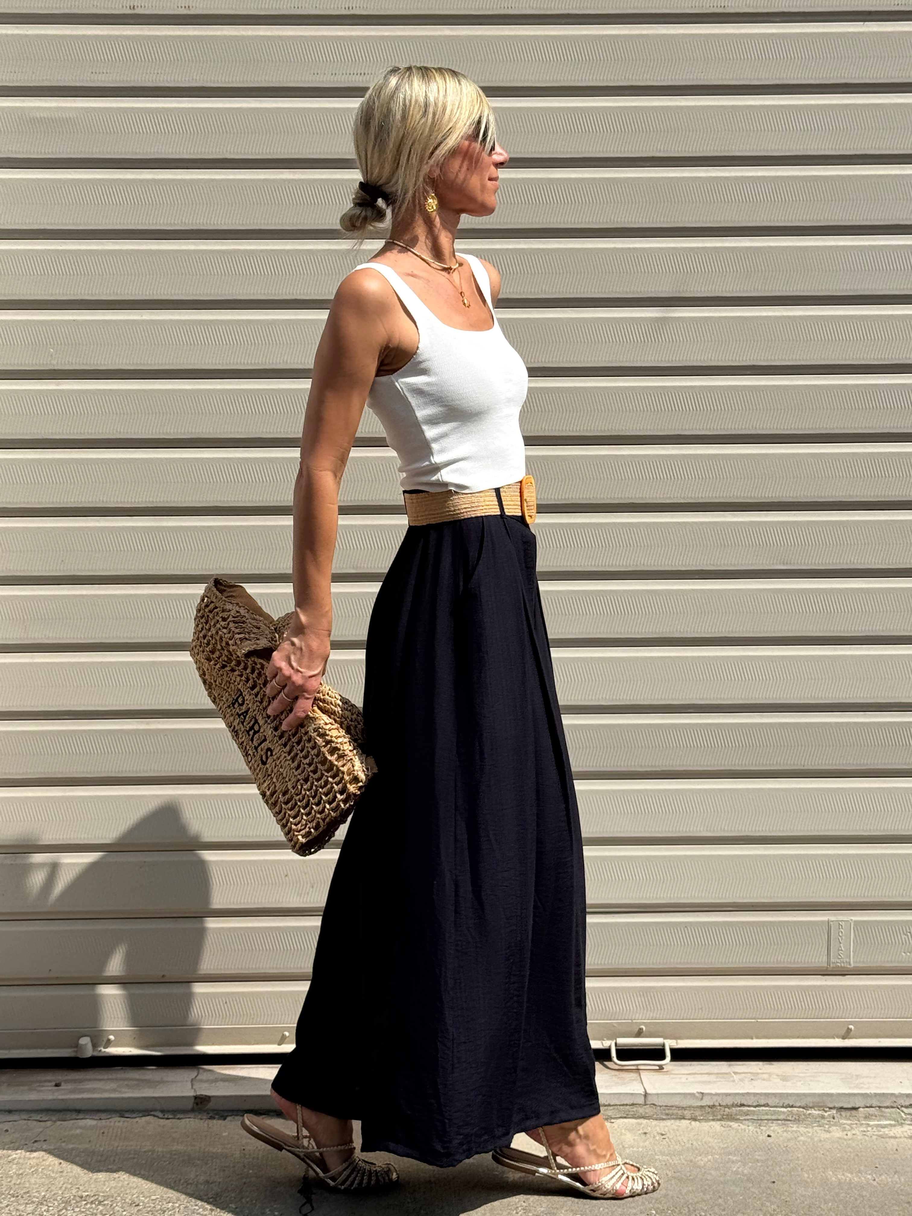Gonna Pantalone Con Cintura