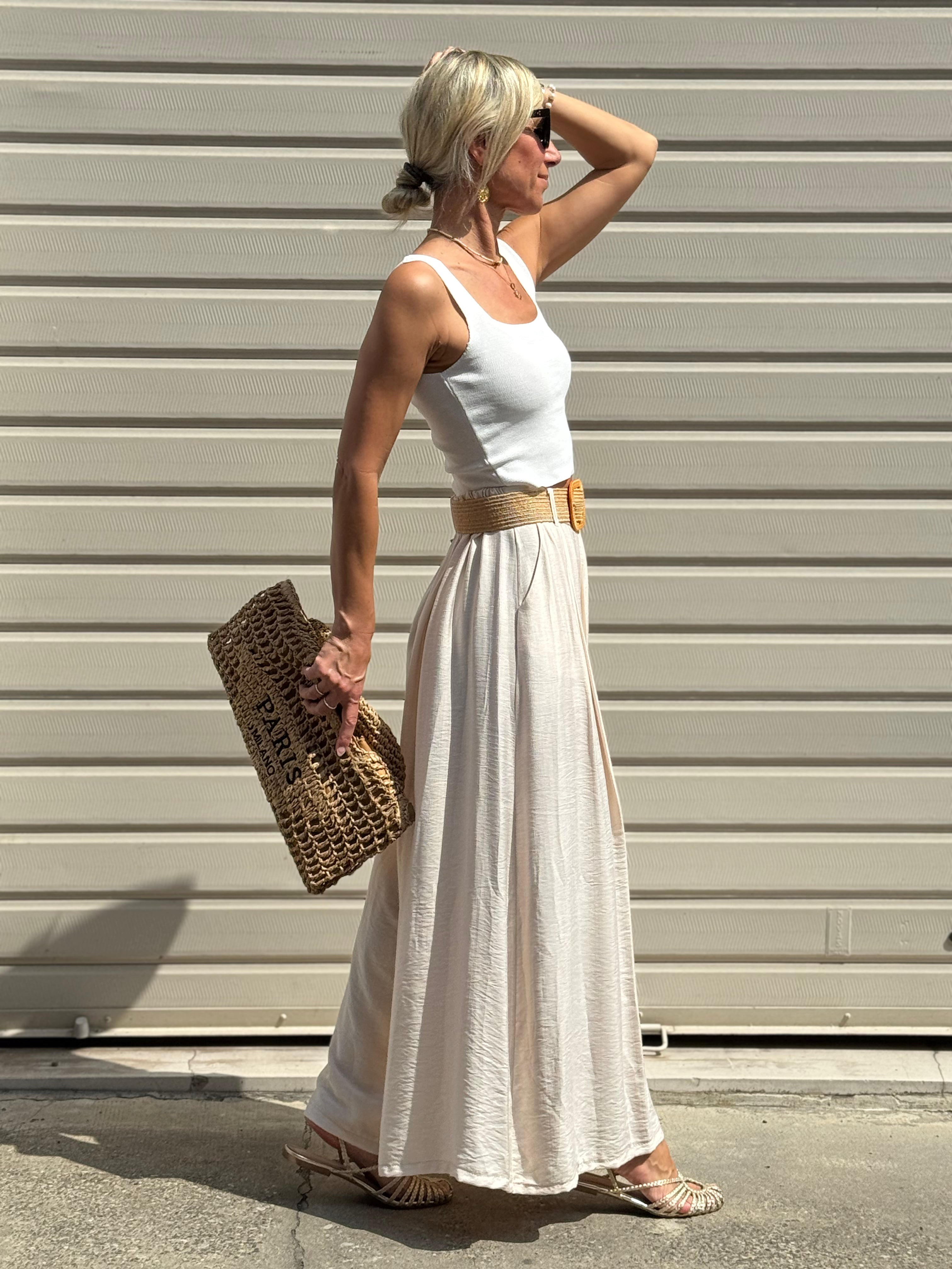 Gonna Pantalone Con Cintura