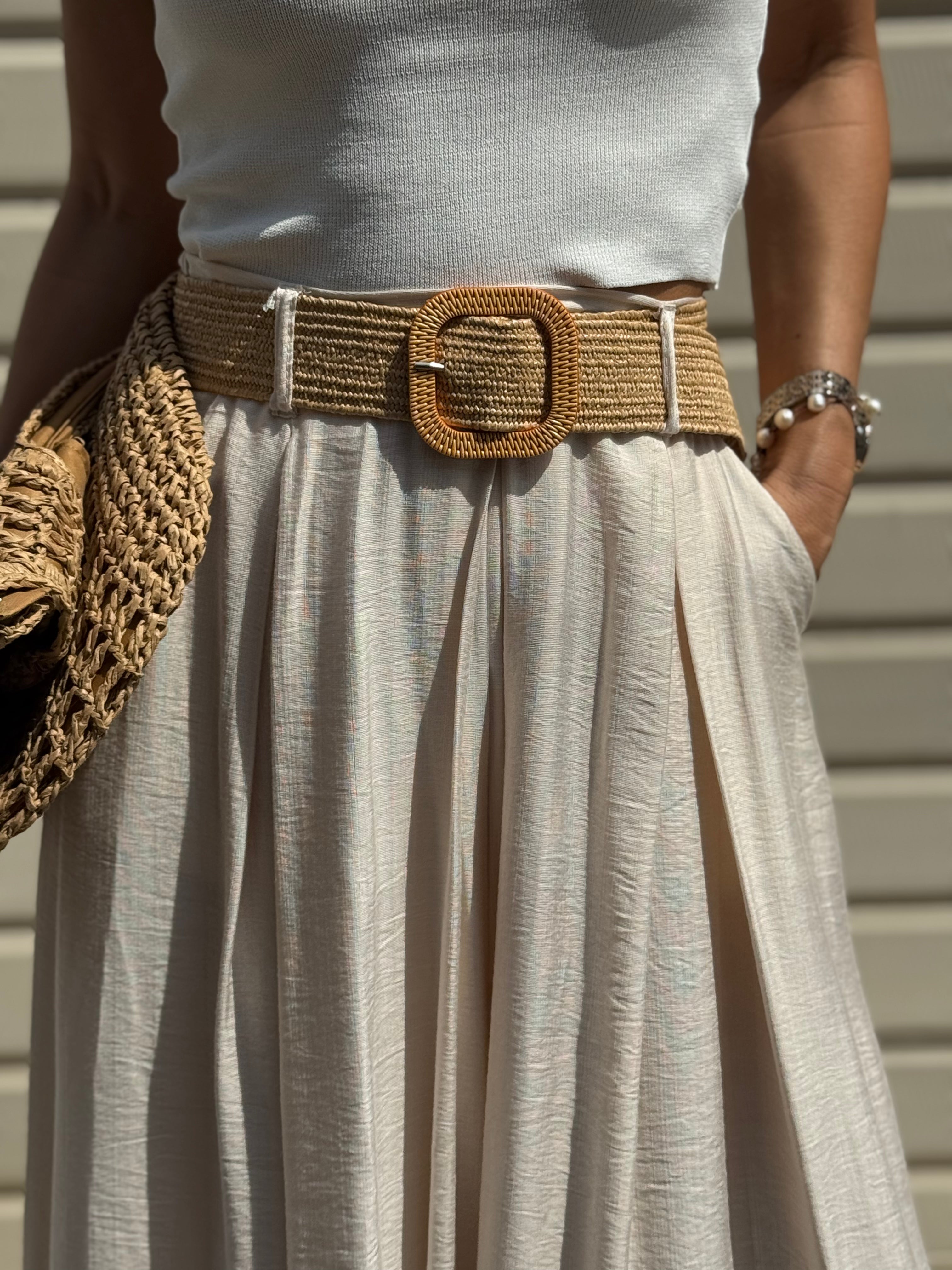Gonna Pantalone Con Cintura
