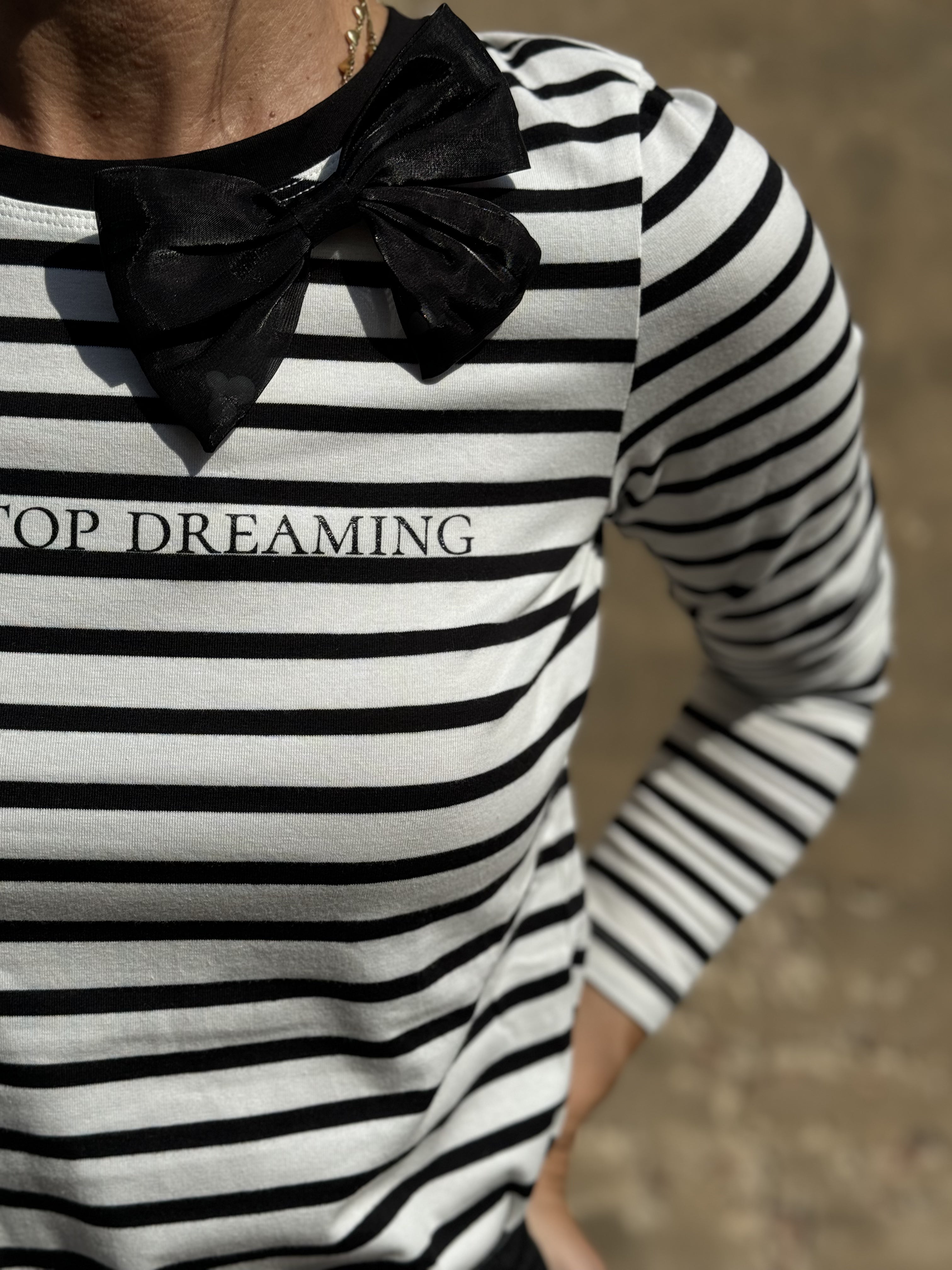 Maglia Righe Fiocco