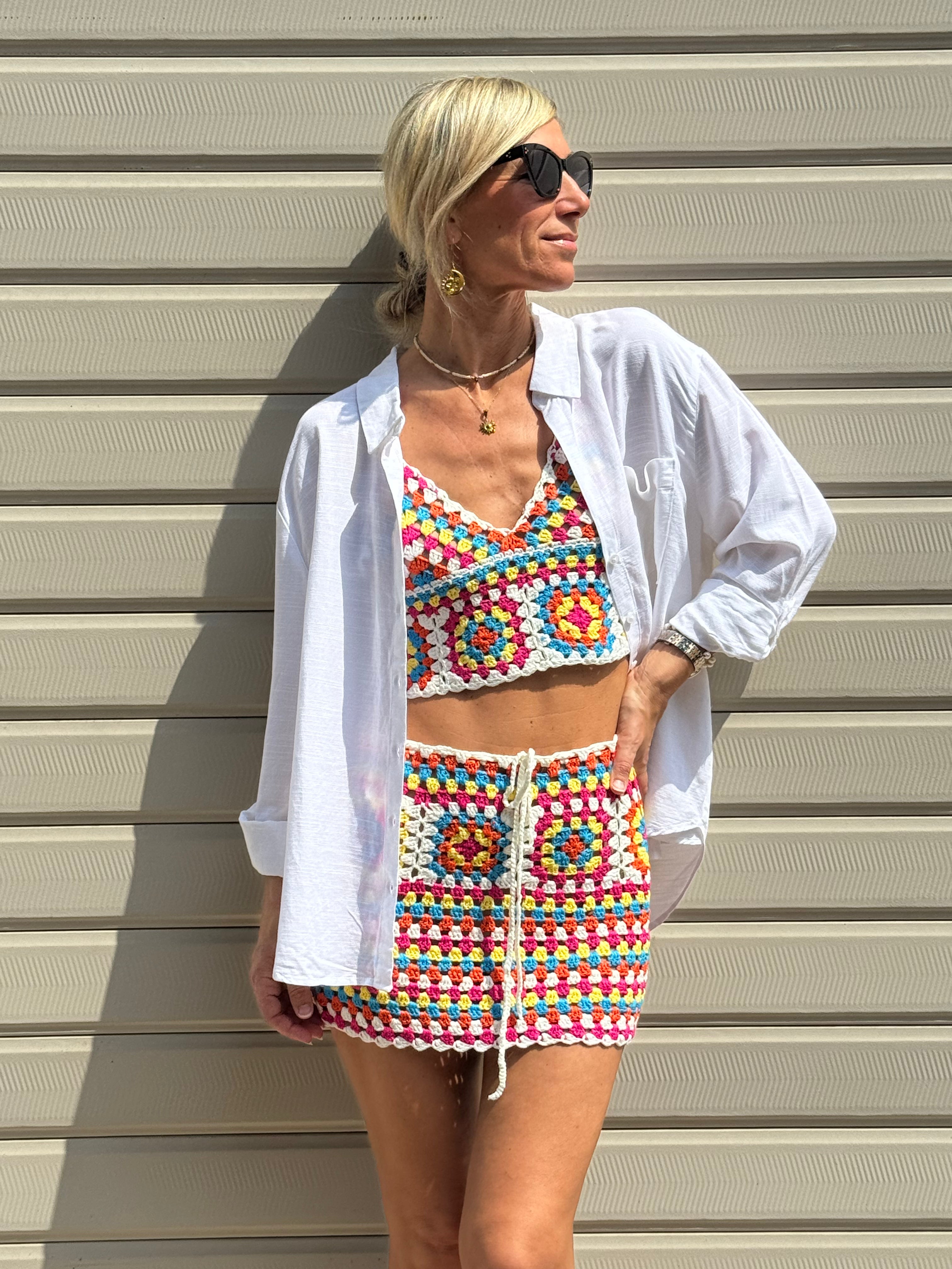 Coordinato Crochet Multicolor