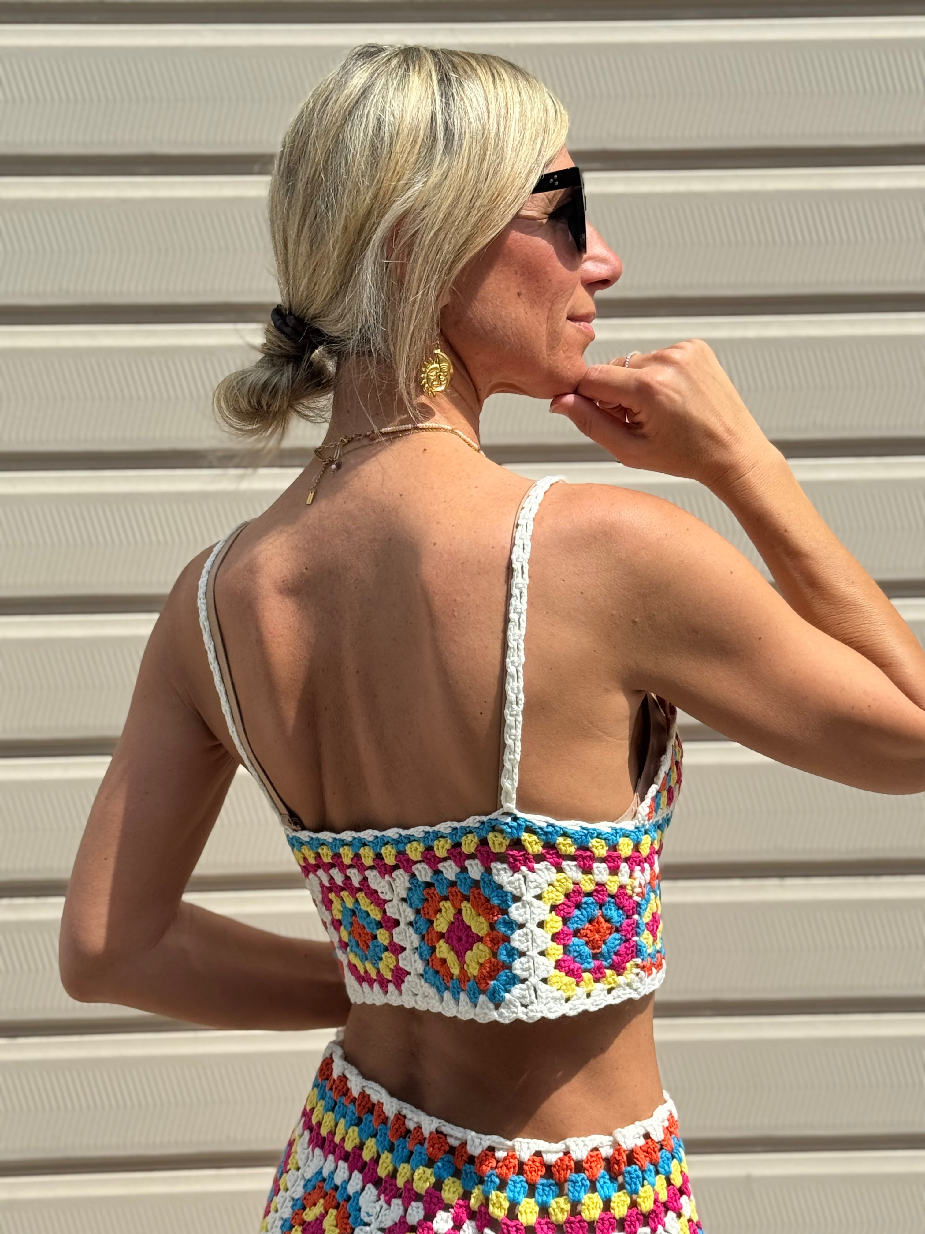 Coordinato Crochet Multicolor