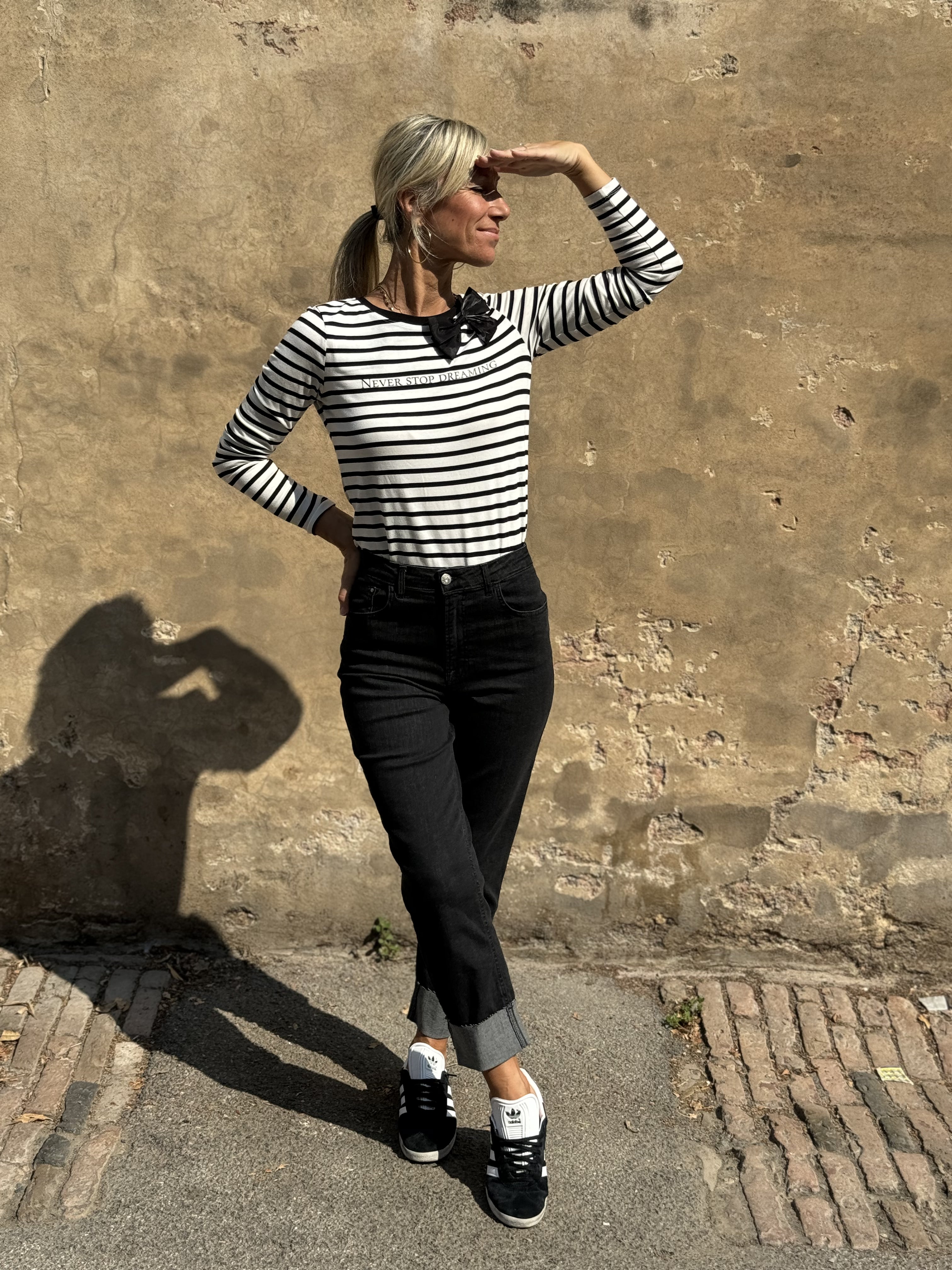 Maglia Righe Fiocco