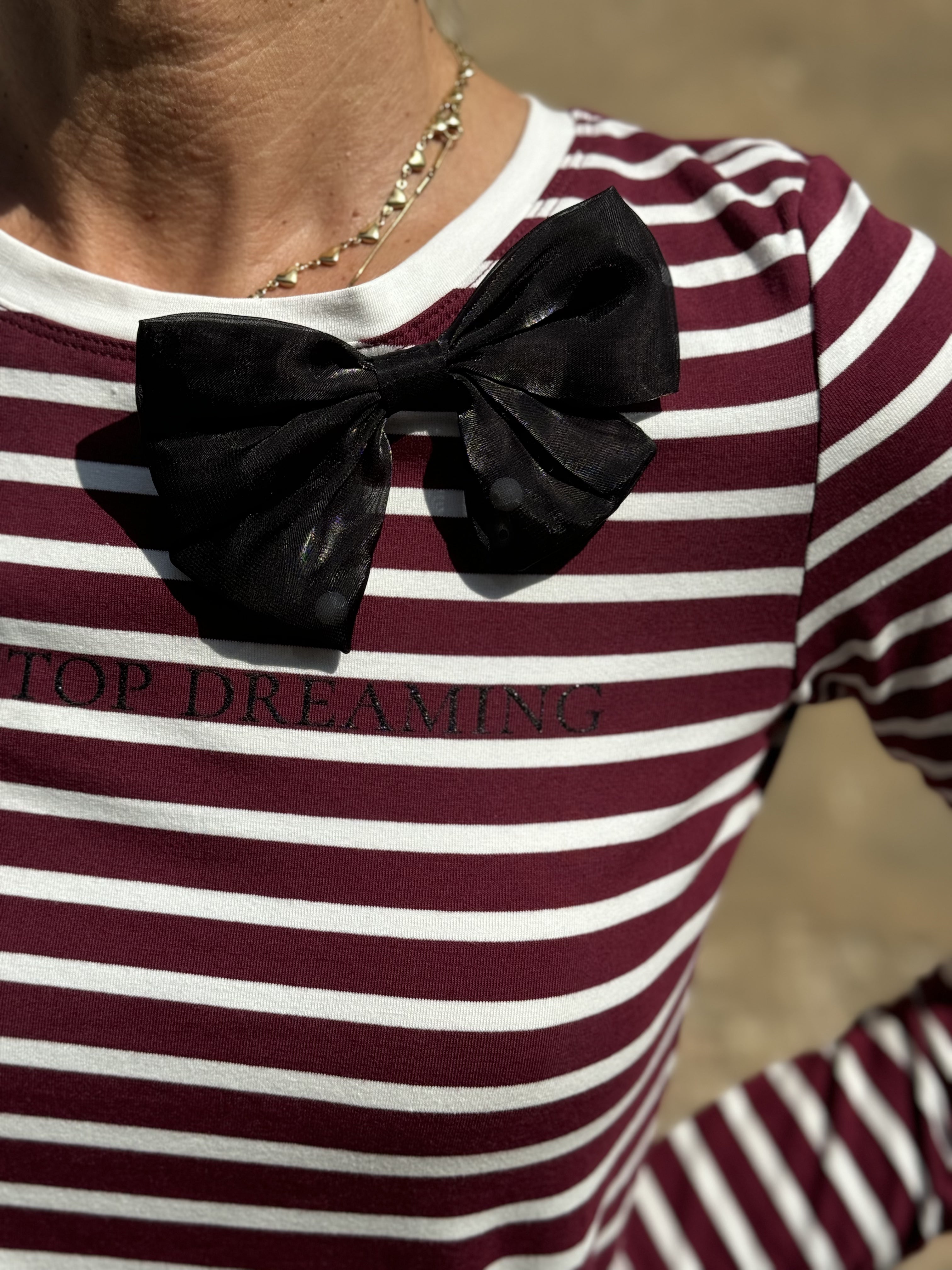 Maglia Righe Fiocco