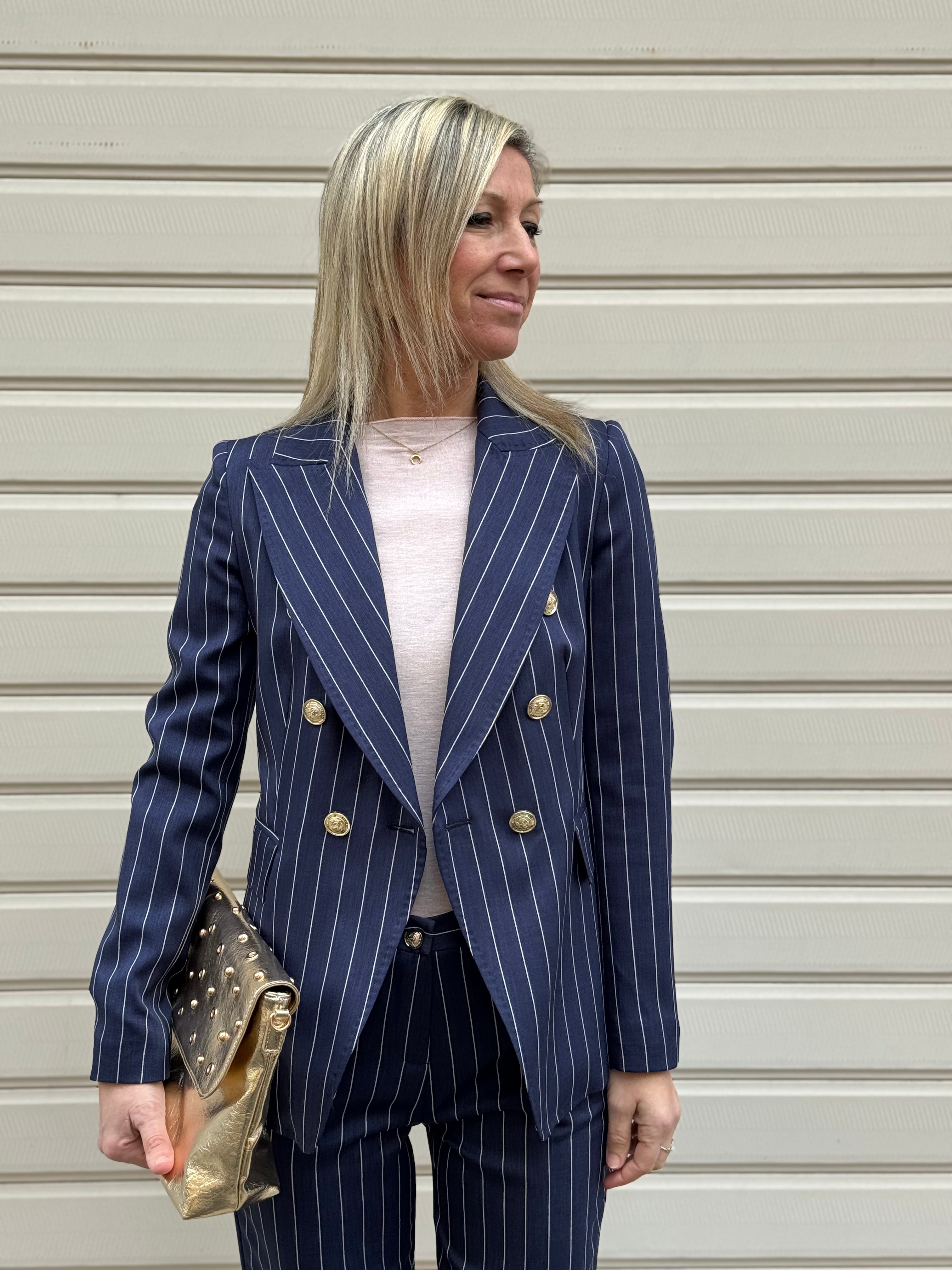 Blazer gessato Artigli