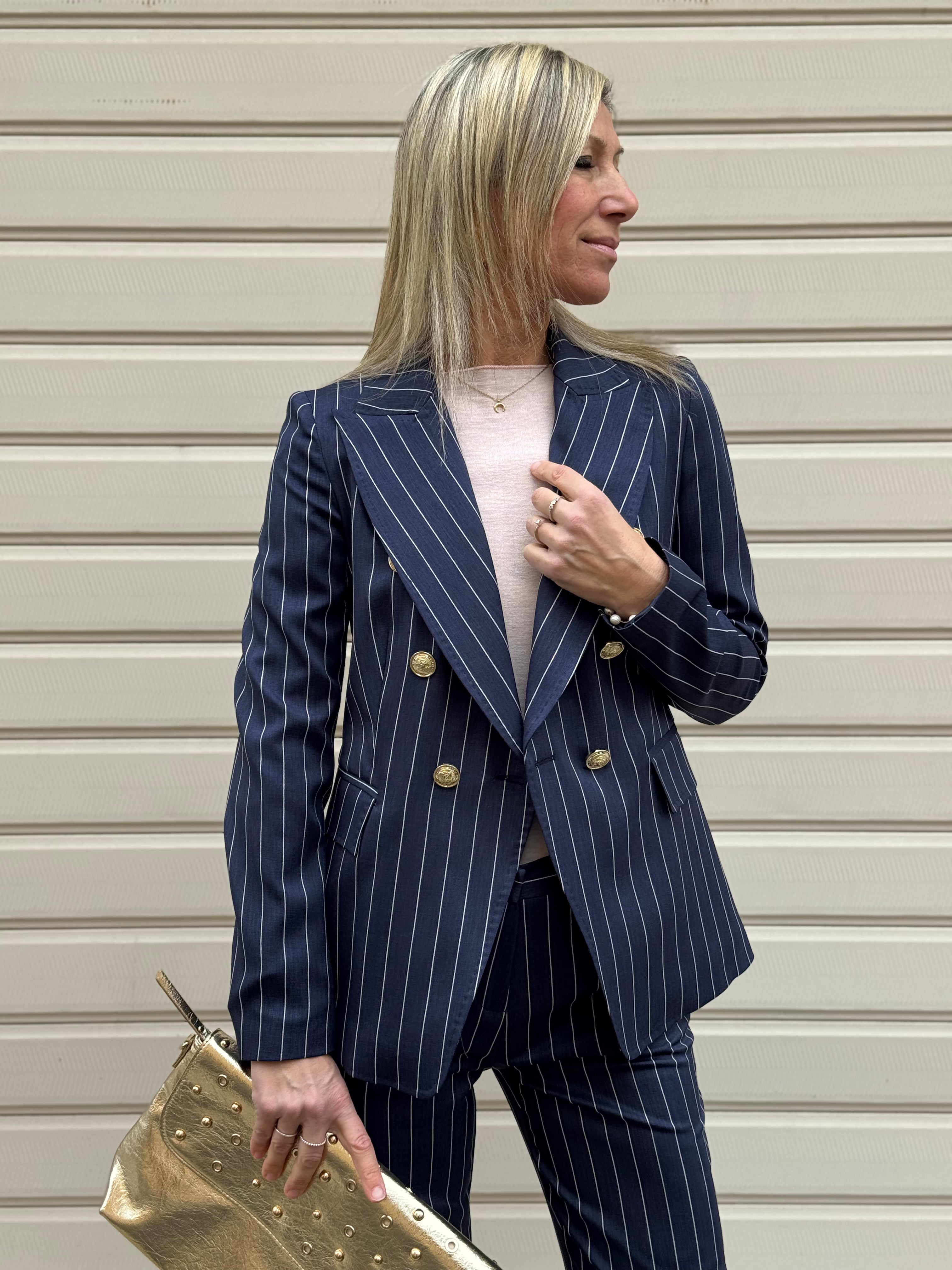 Blazer gessato Artigli