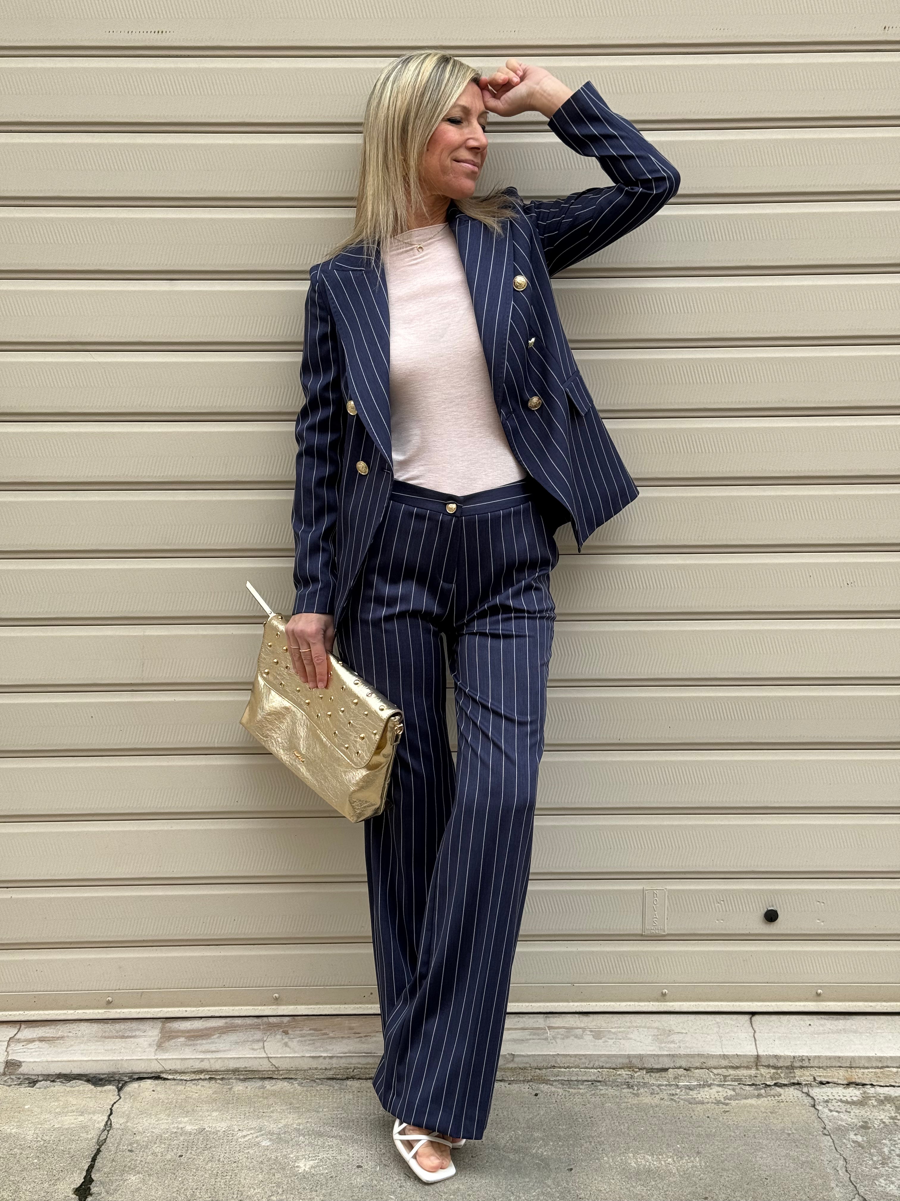 Blazer gessato Artigli
