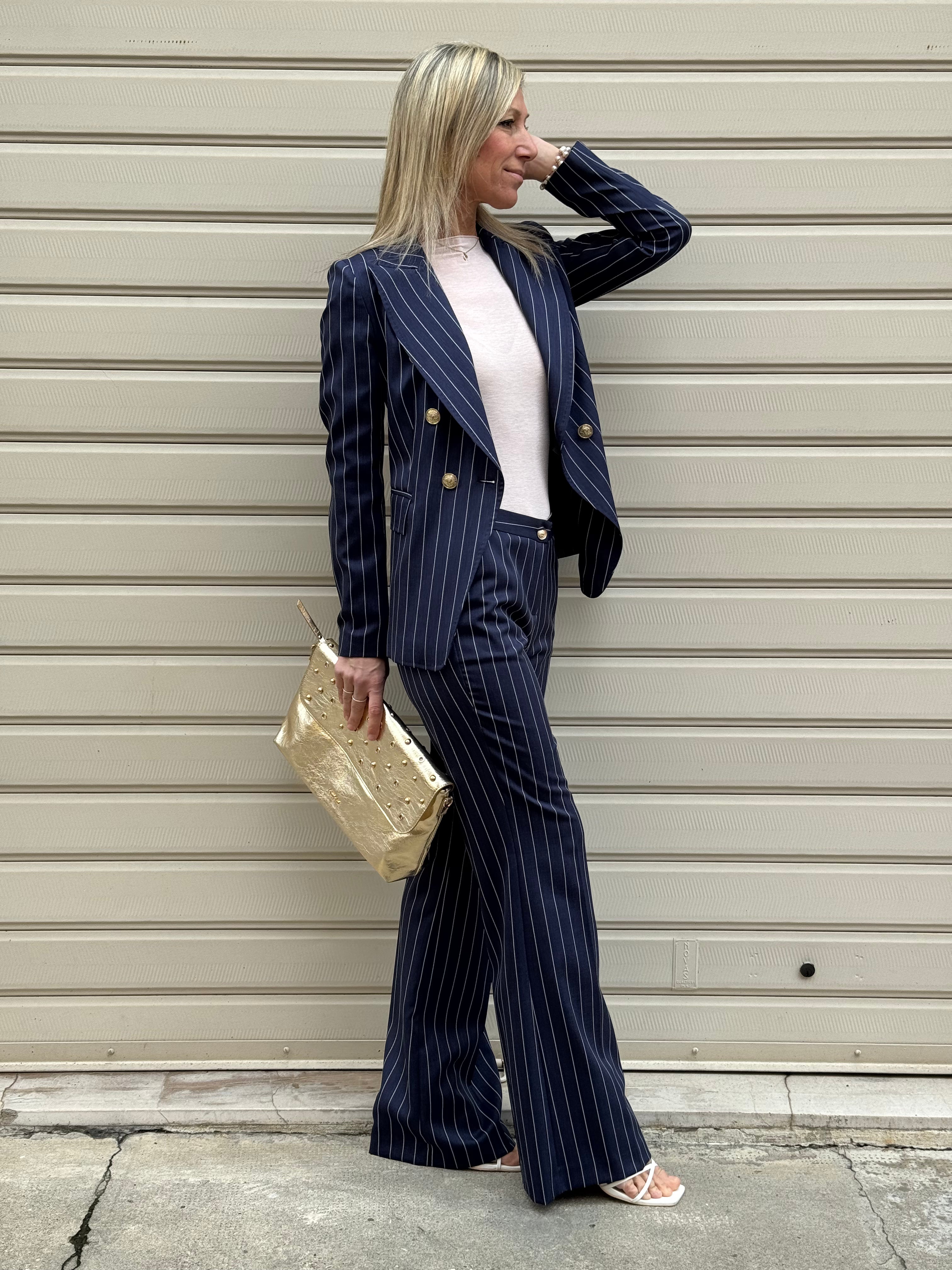 Blazer gessato Artigli