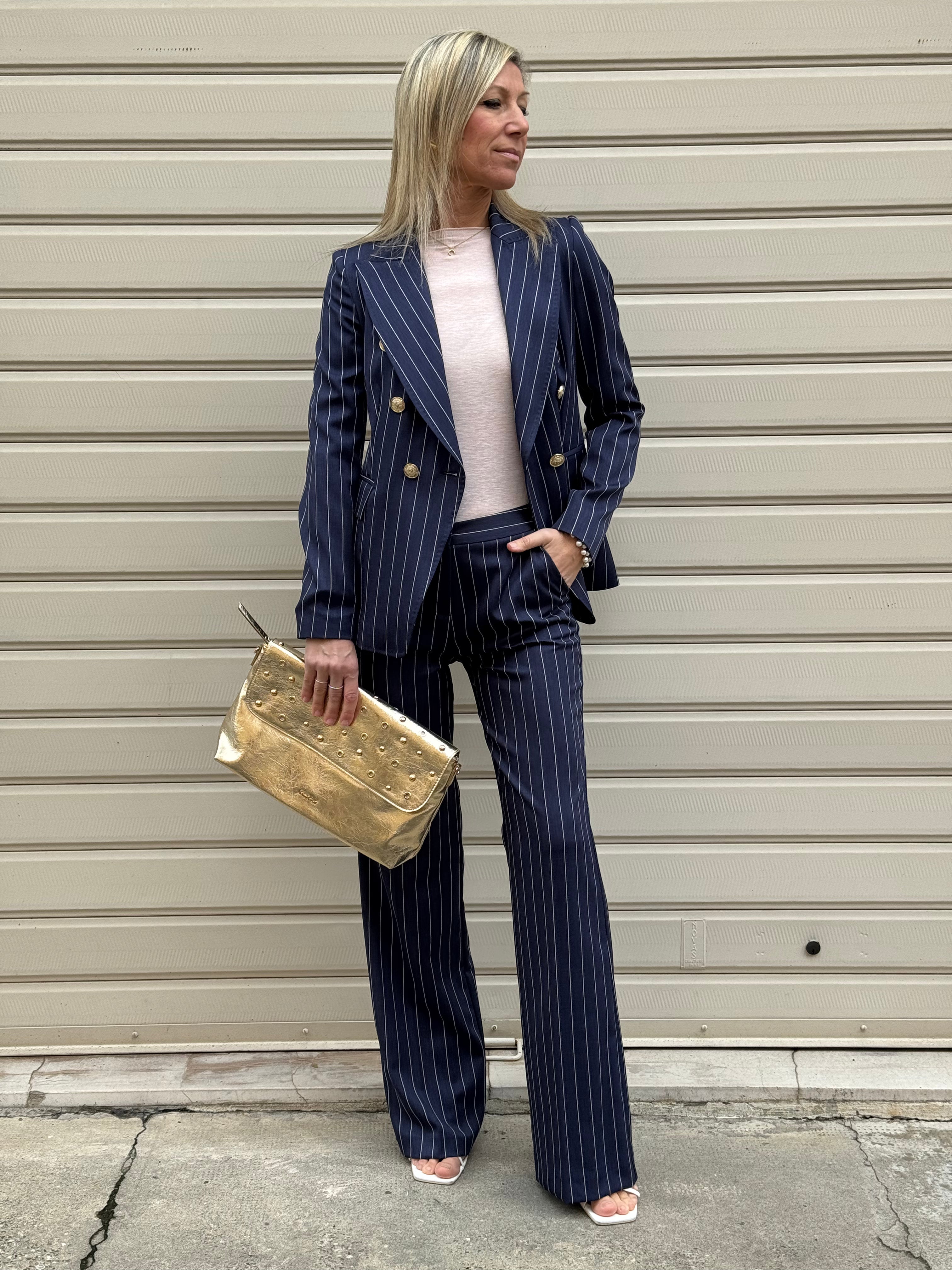 Blazer gessato Artigli