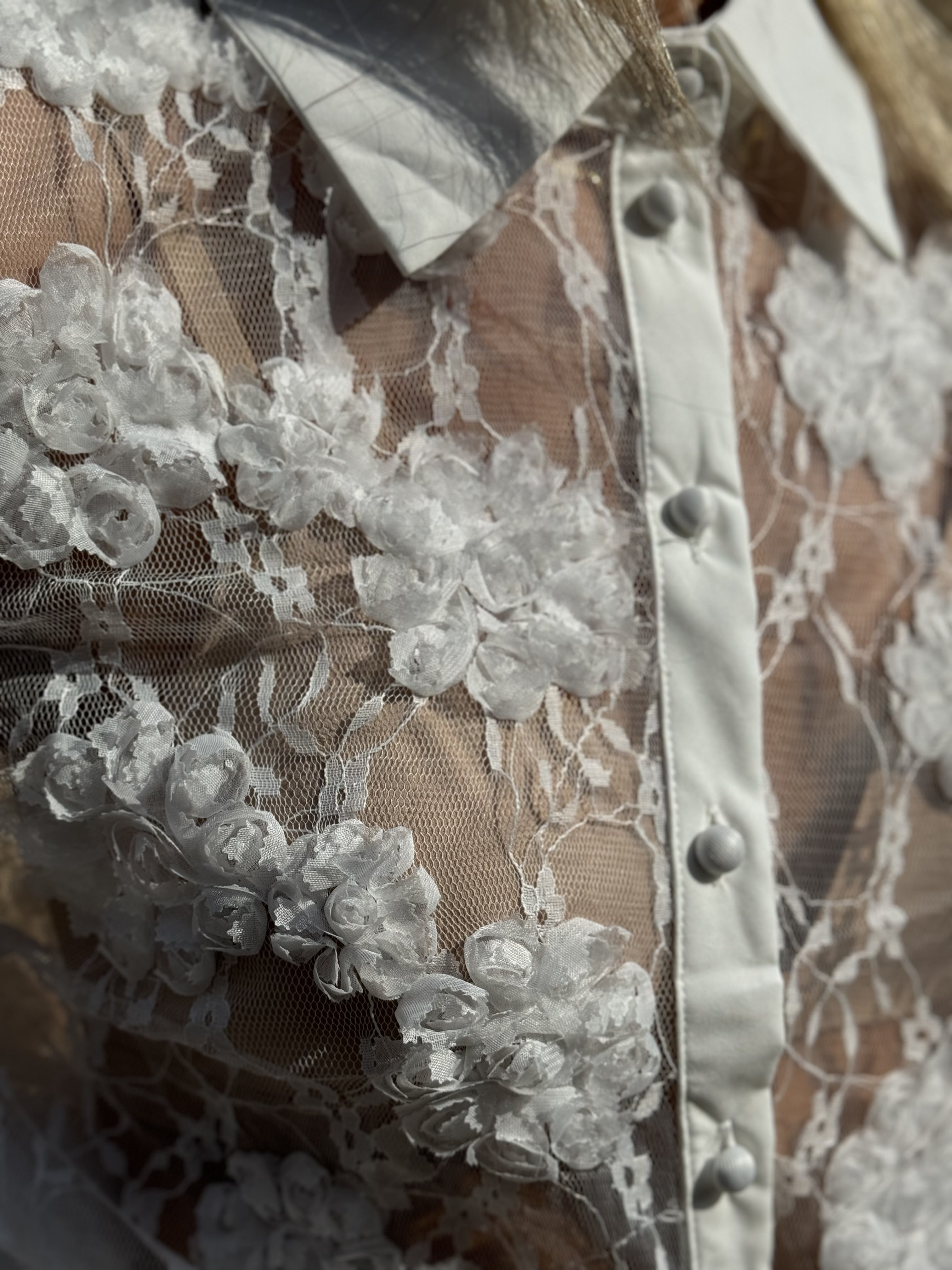 Camicia Pizzo Fiori