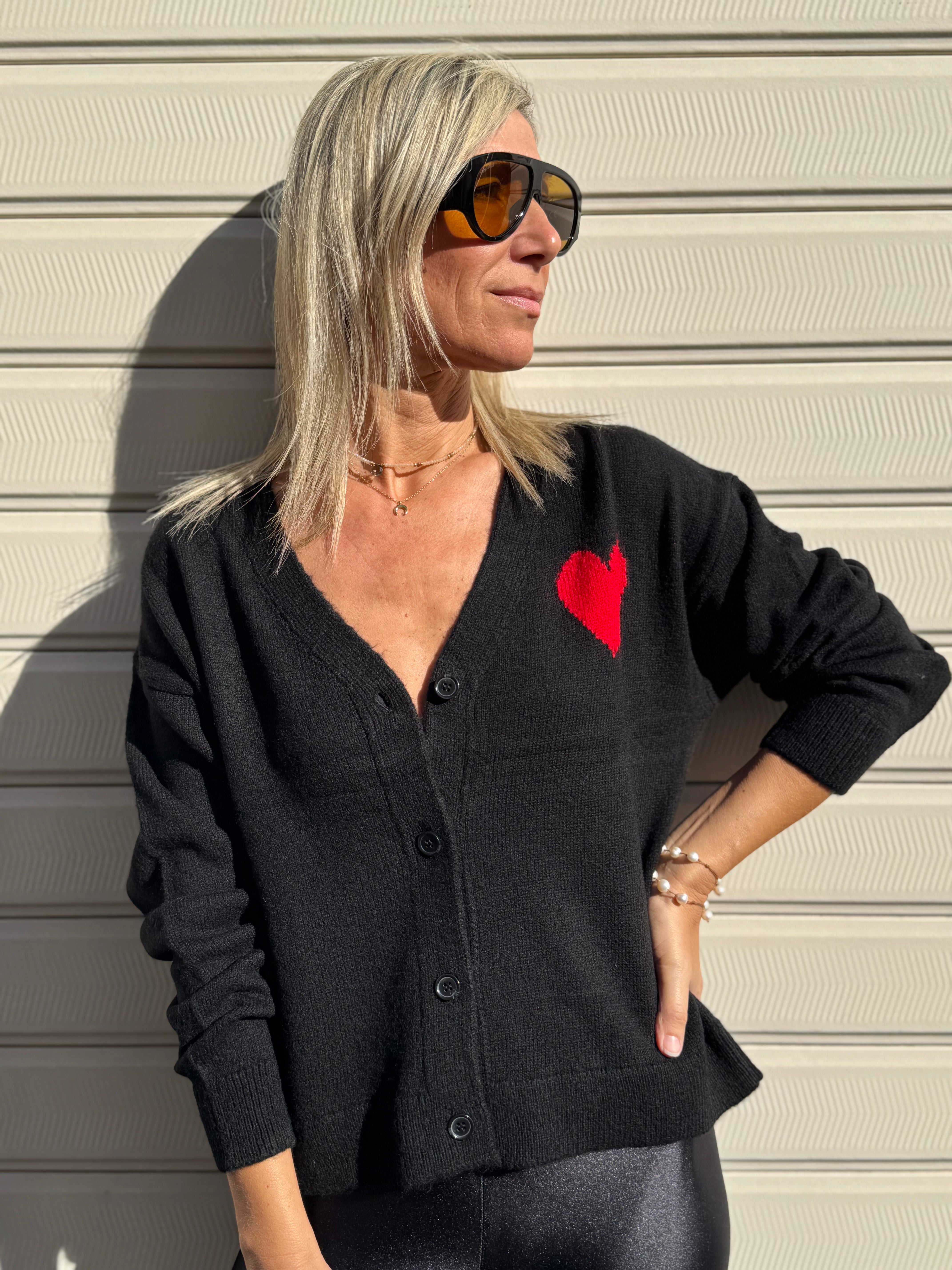 Cardigan cuore