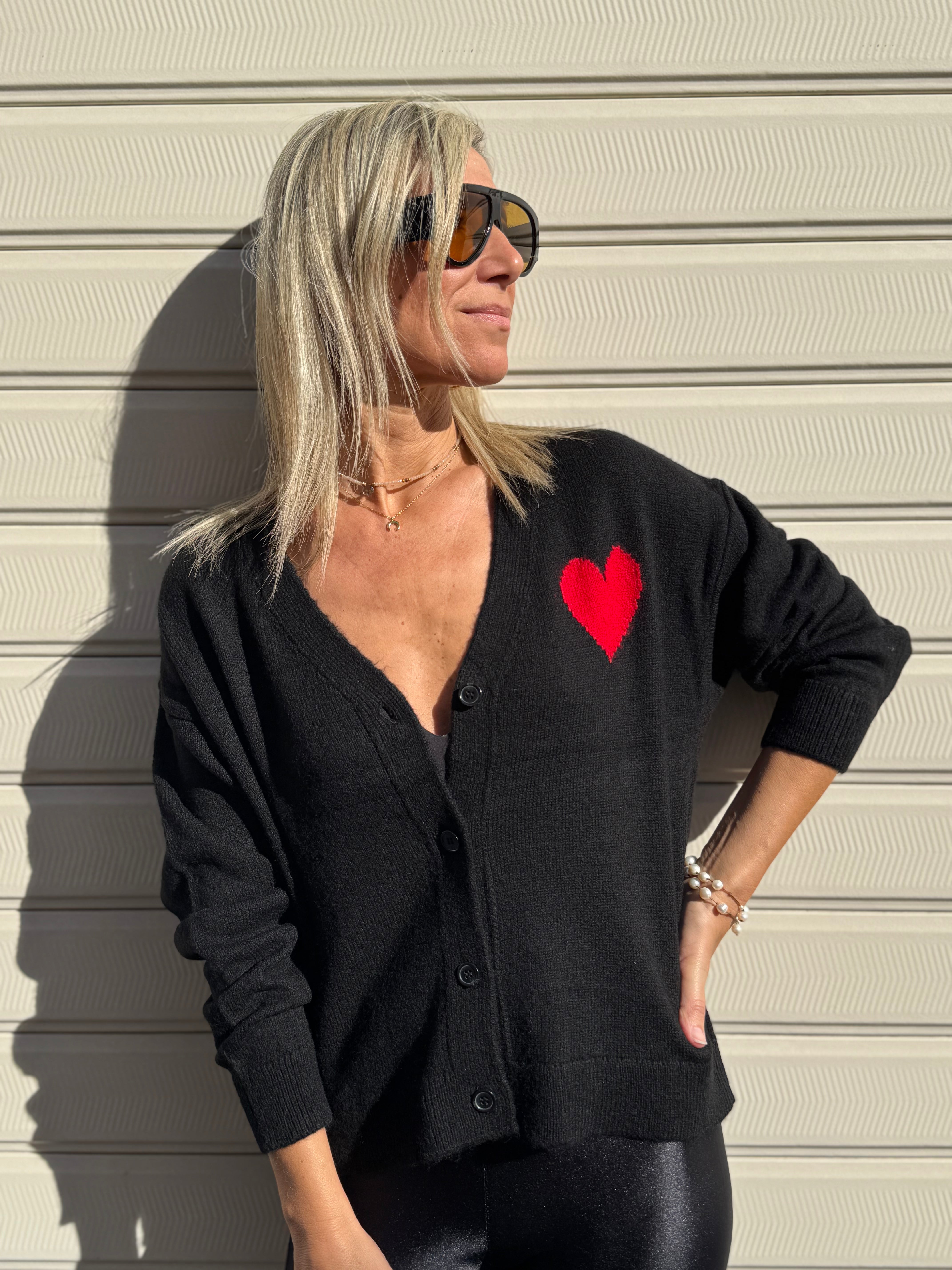 Cardigan cuore