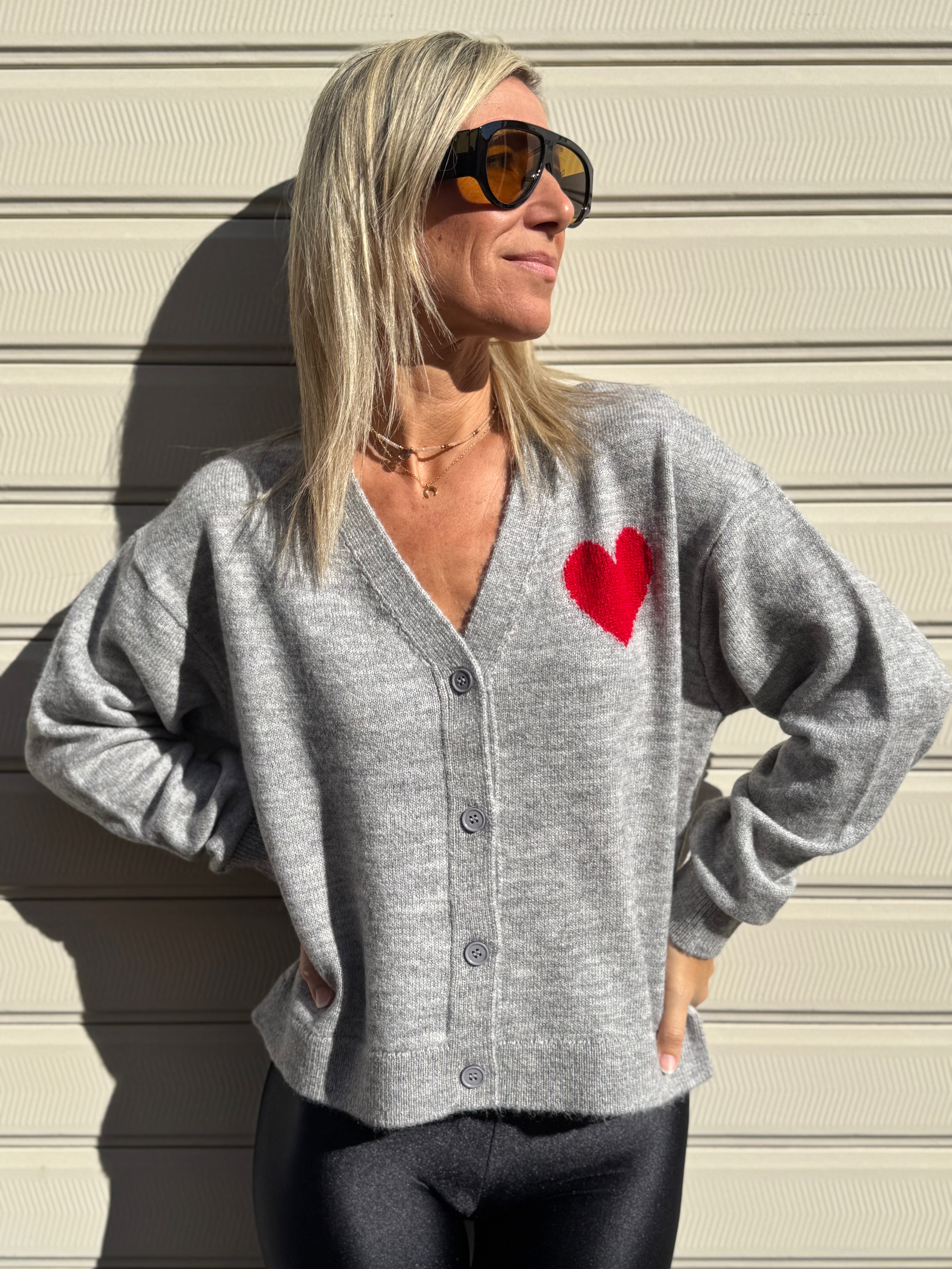 Cardigan cuore