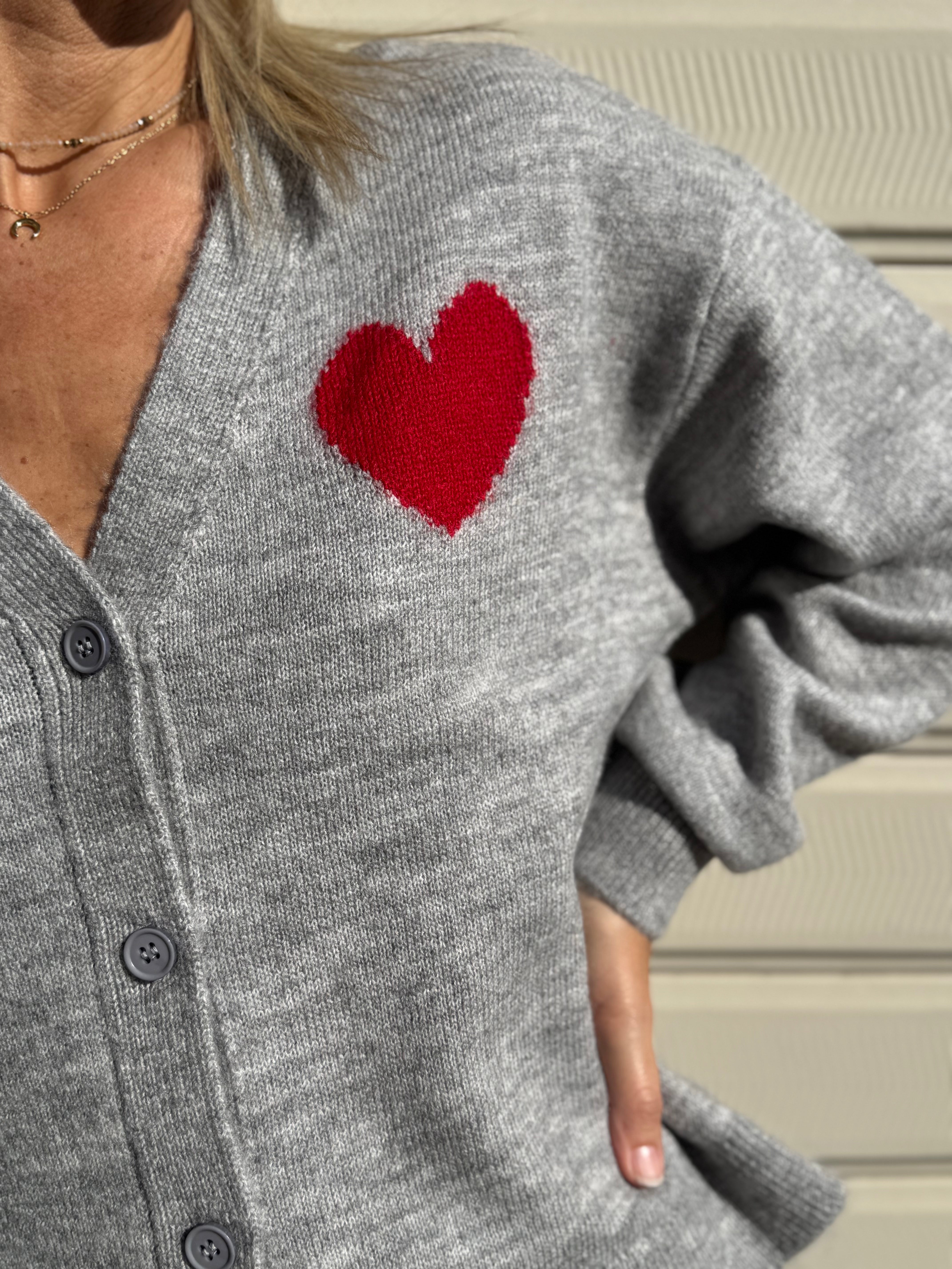 Cardigan cuore