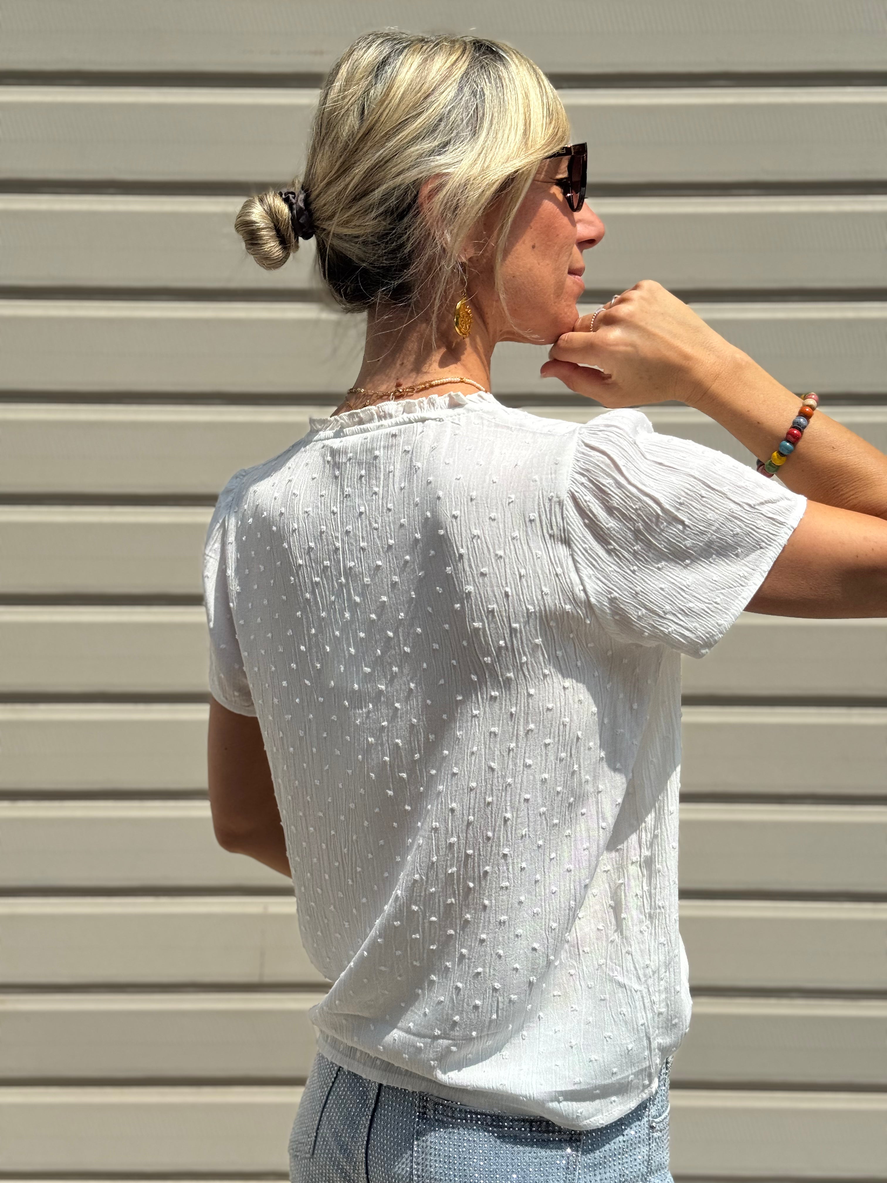 Blusa Plumetis