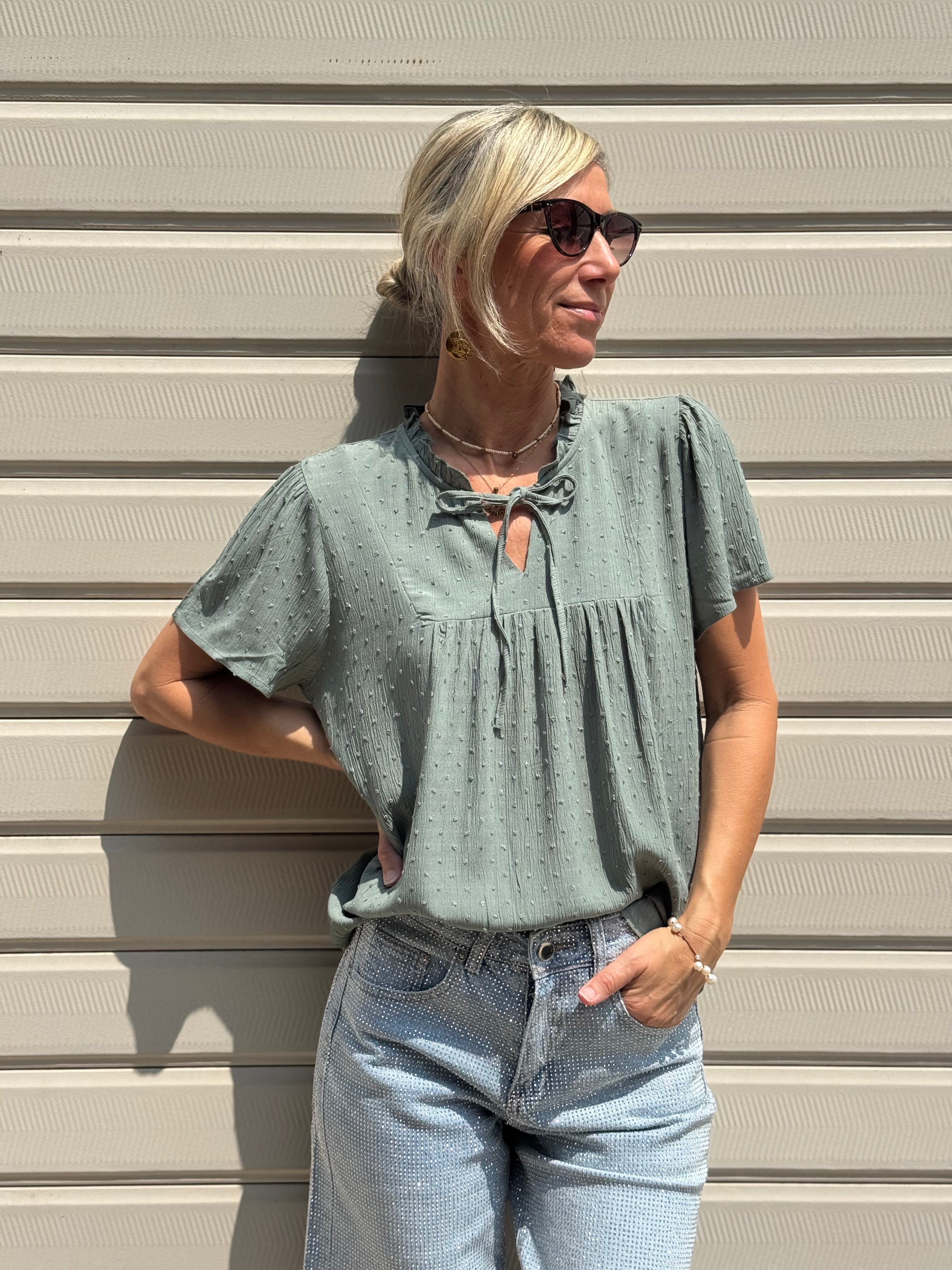 Blusa Plumetis