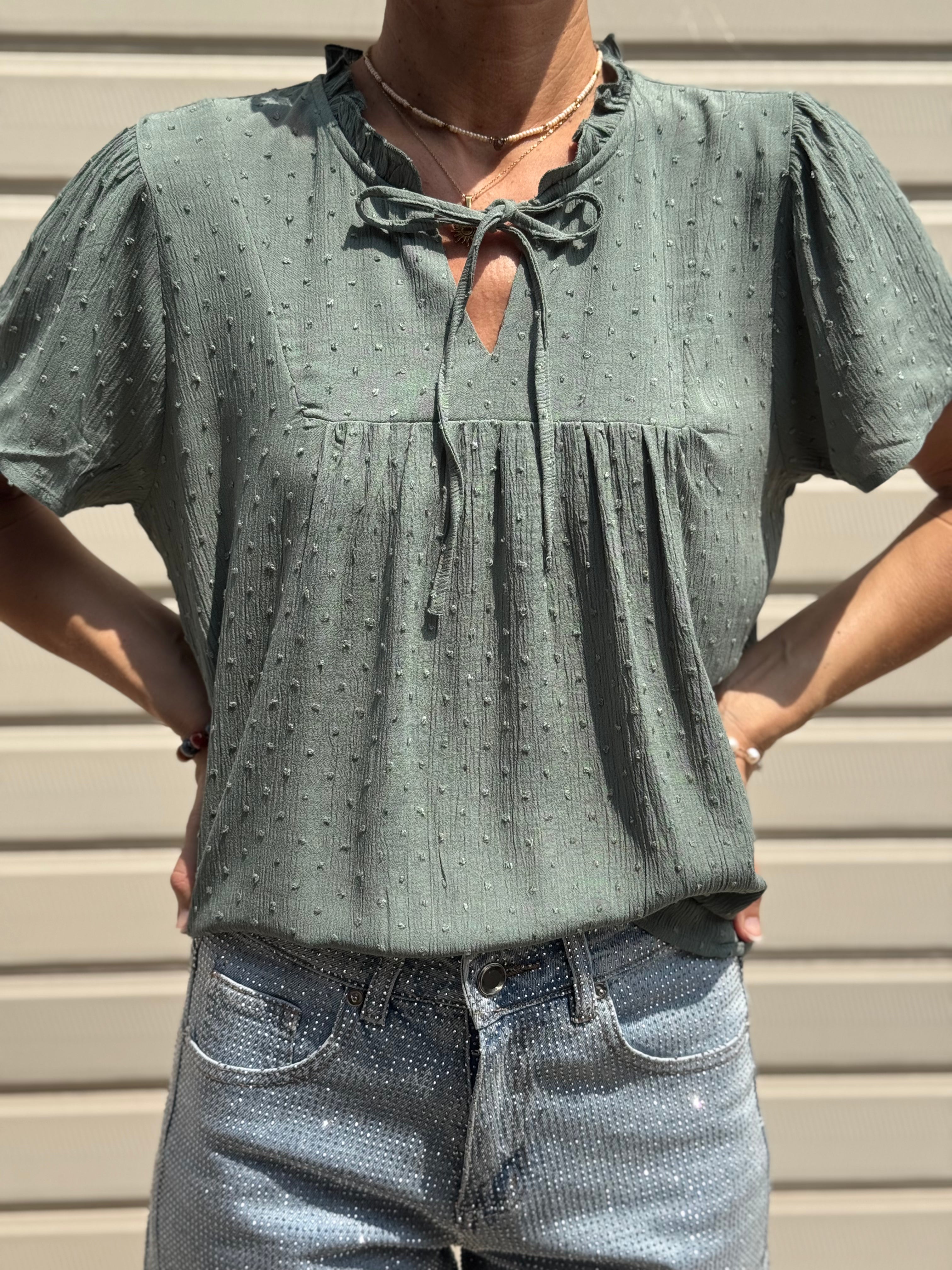 Blusa Plumetis