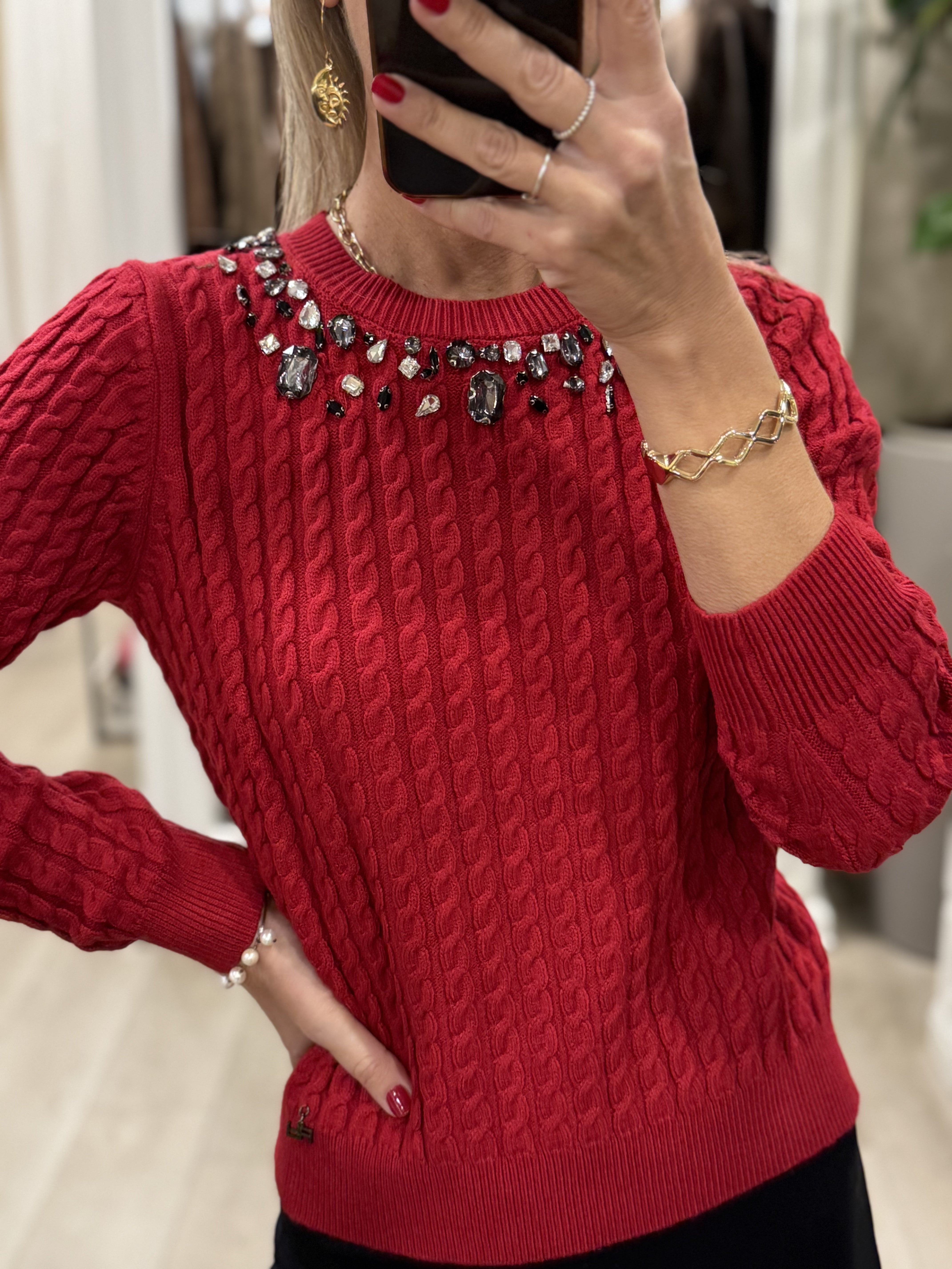 Maglia Girocollo Pietre