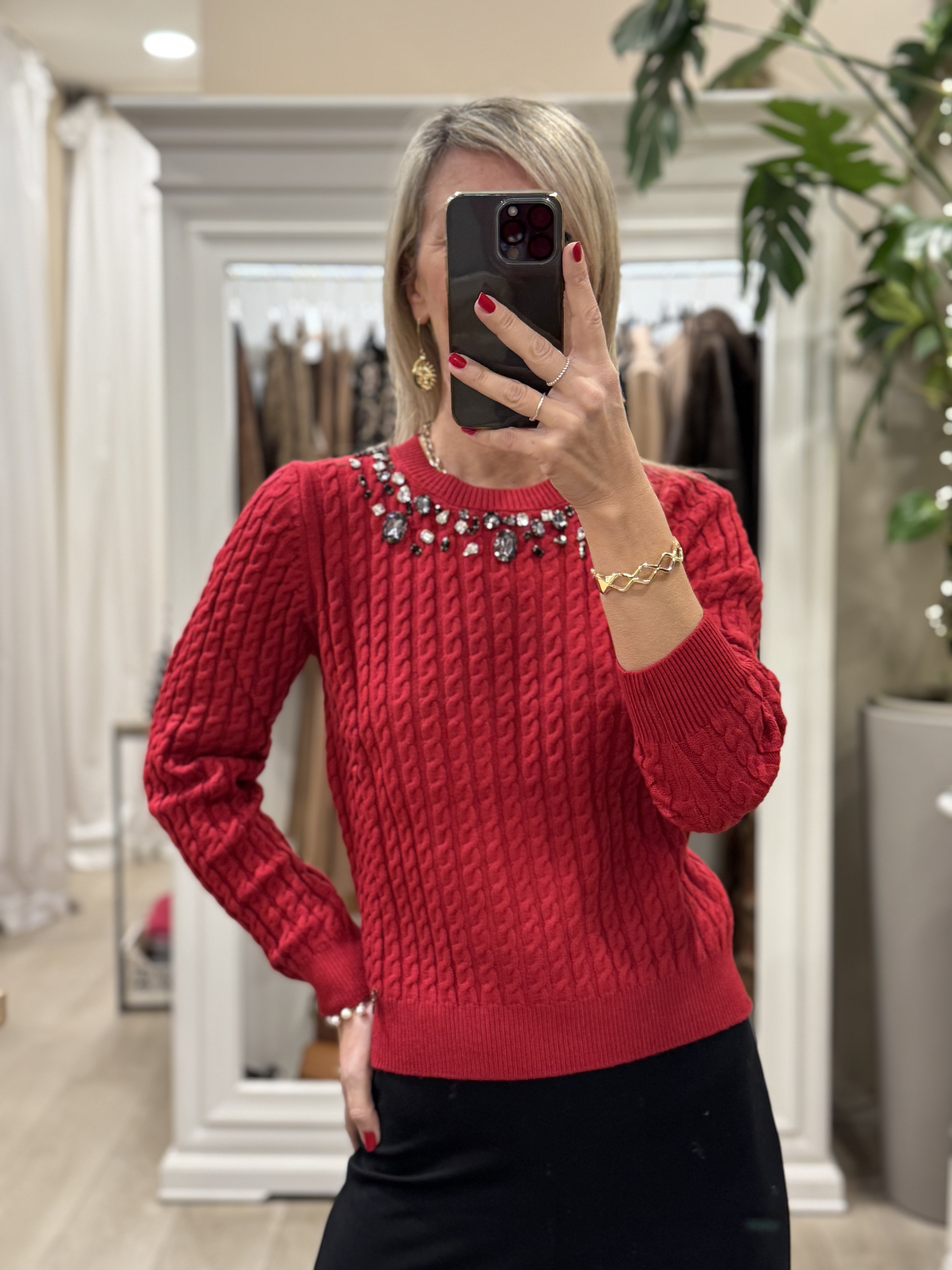 Maglia Girocollo Pietre