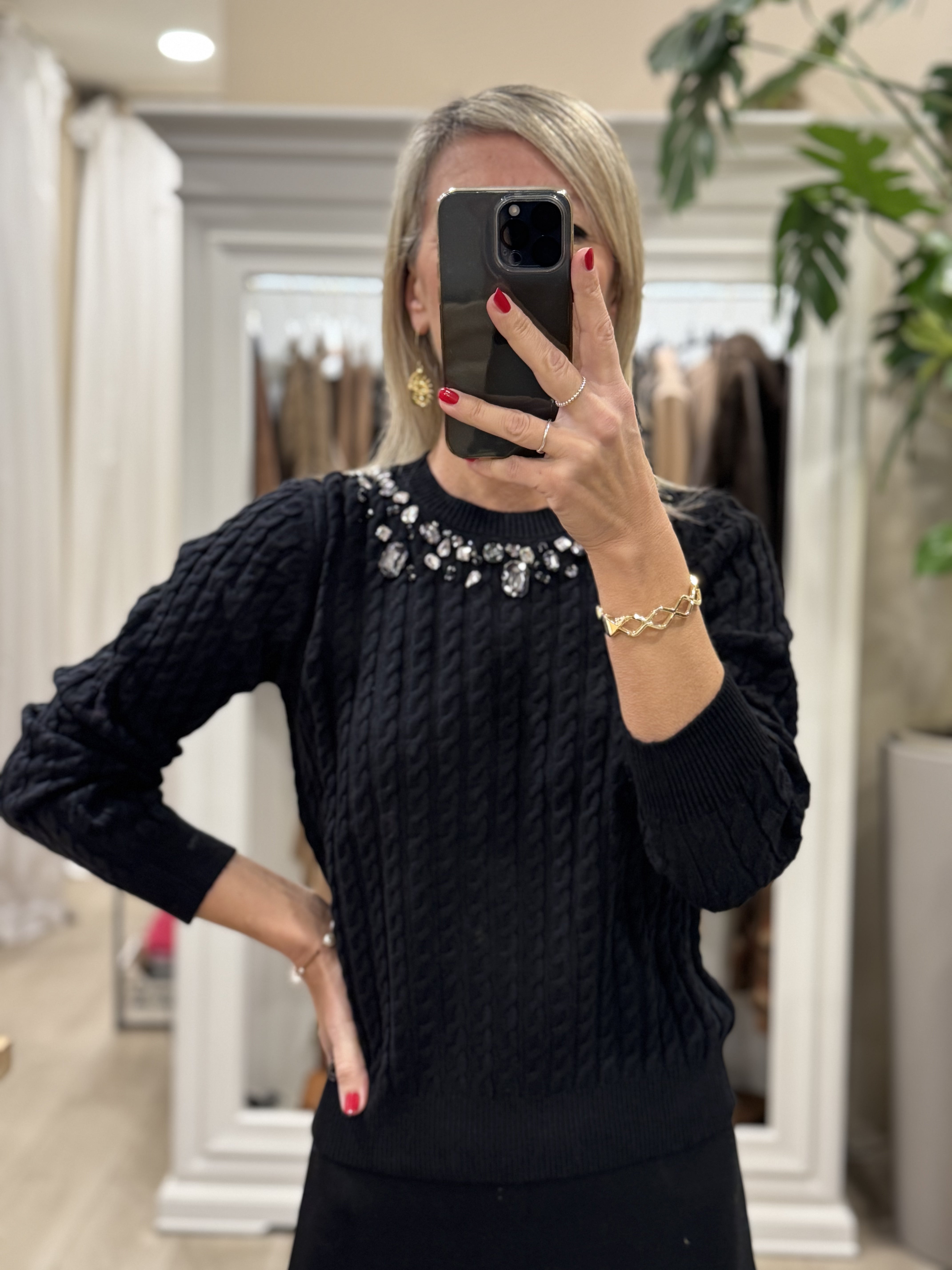 Maglia Girocollo Pietre