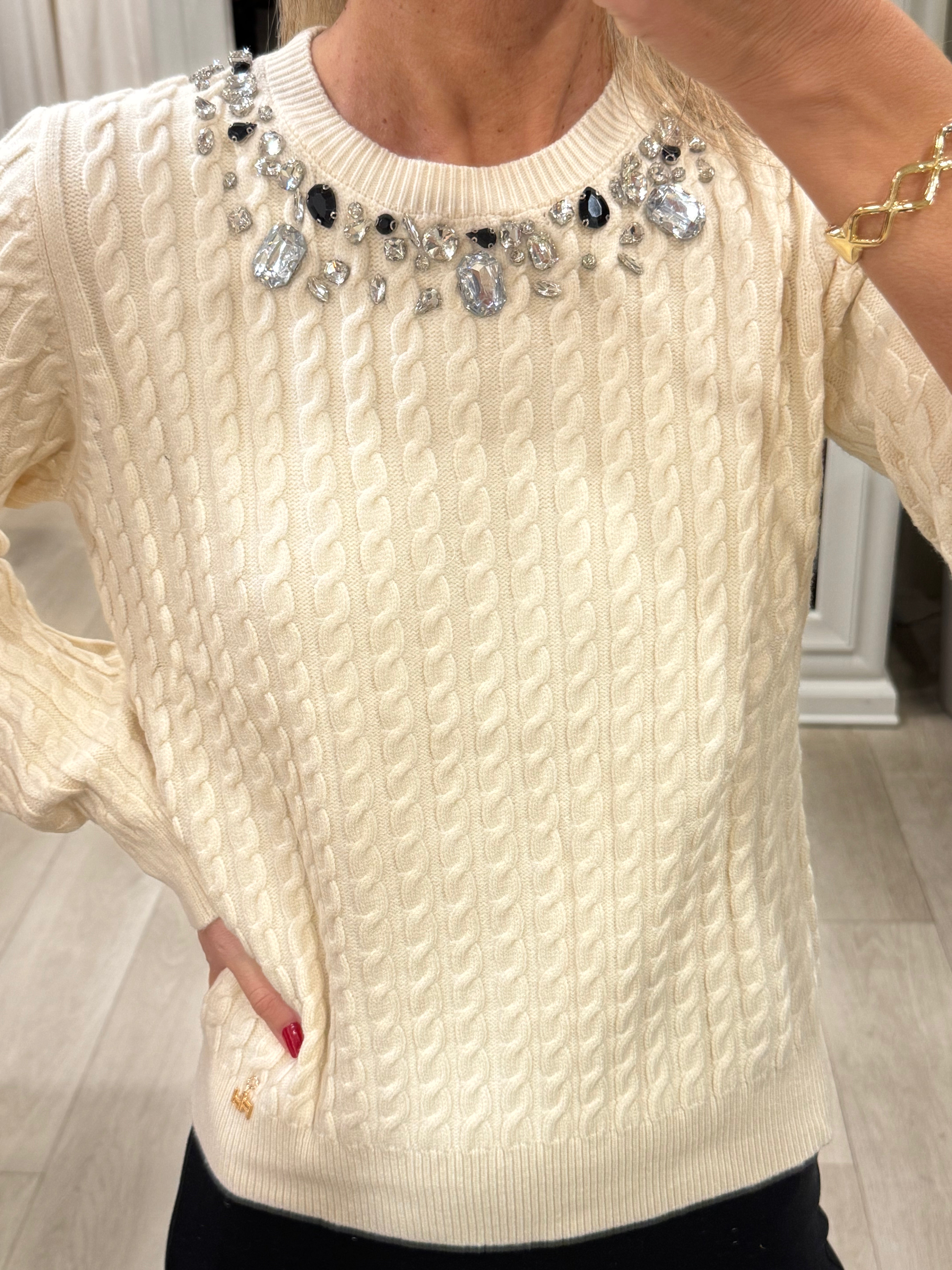Maglia Girocollo Pietre