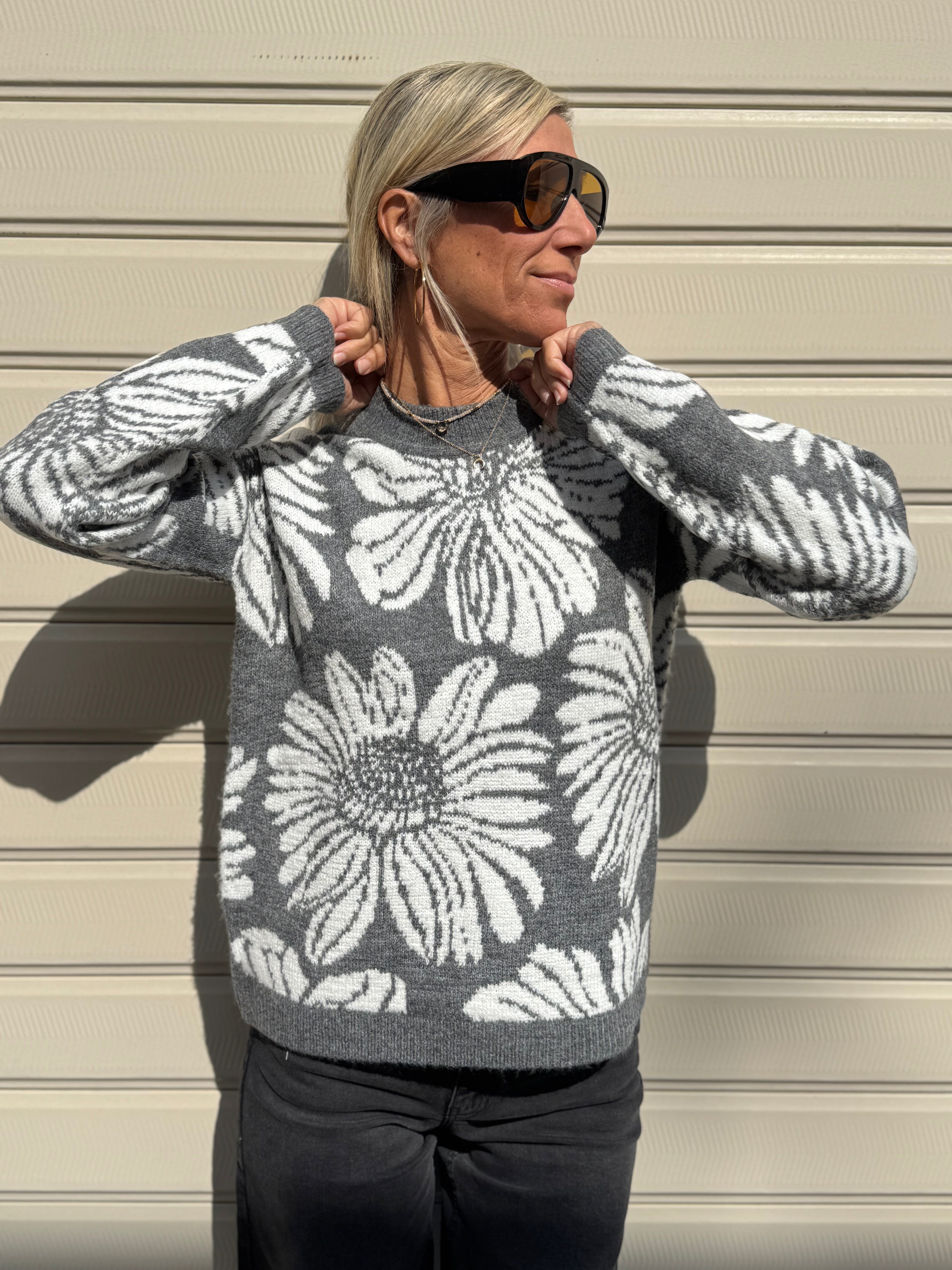 Maglia fiori jdy