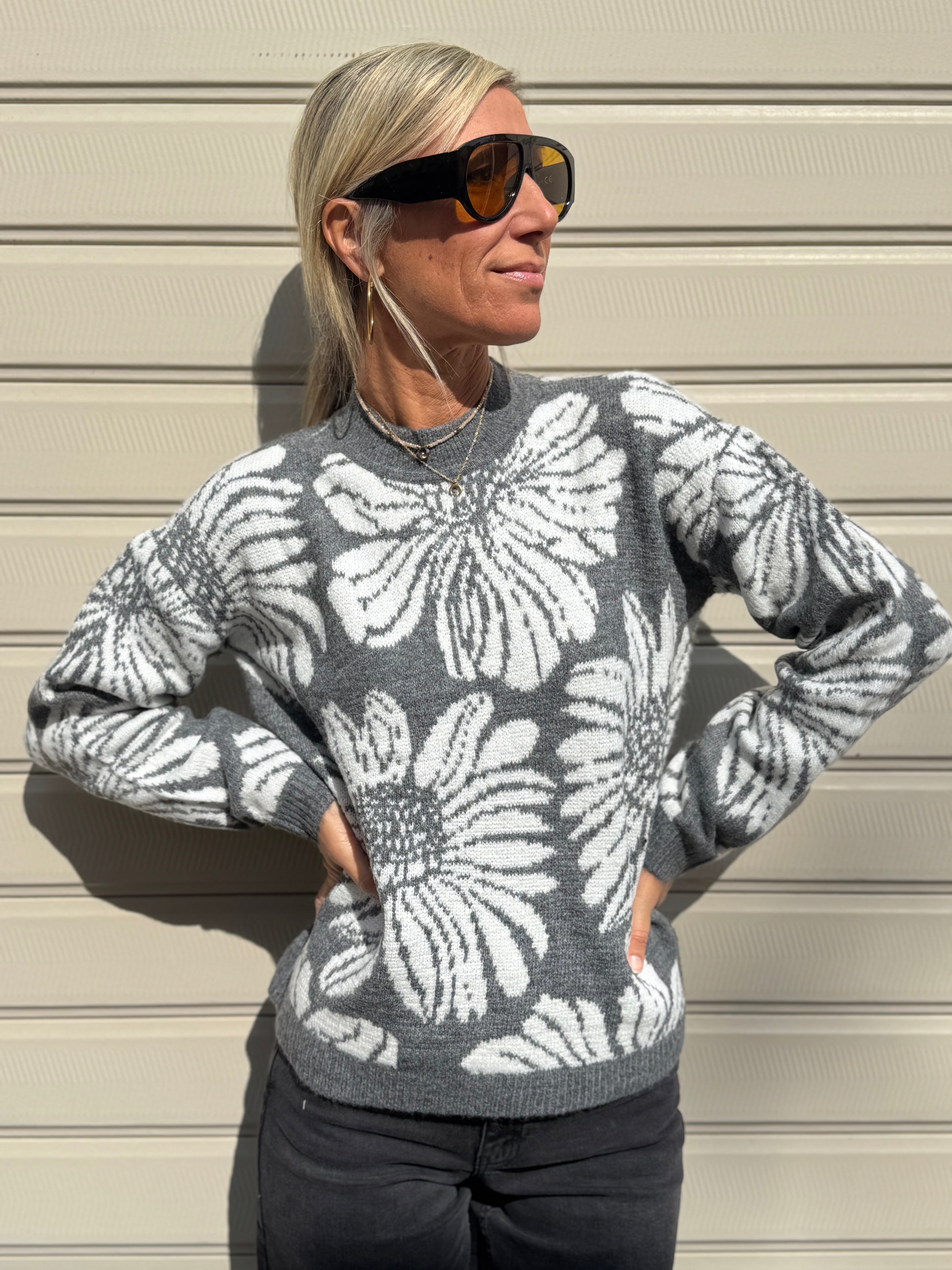 Maglia fiori jdy