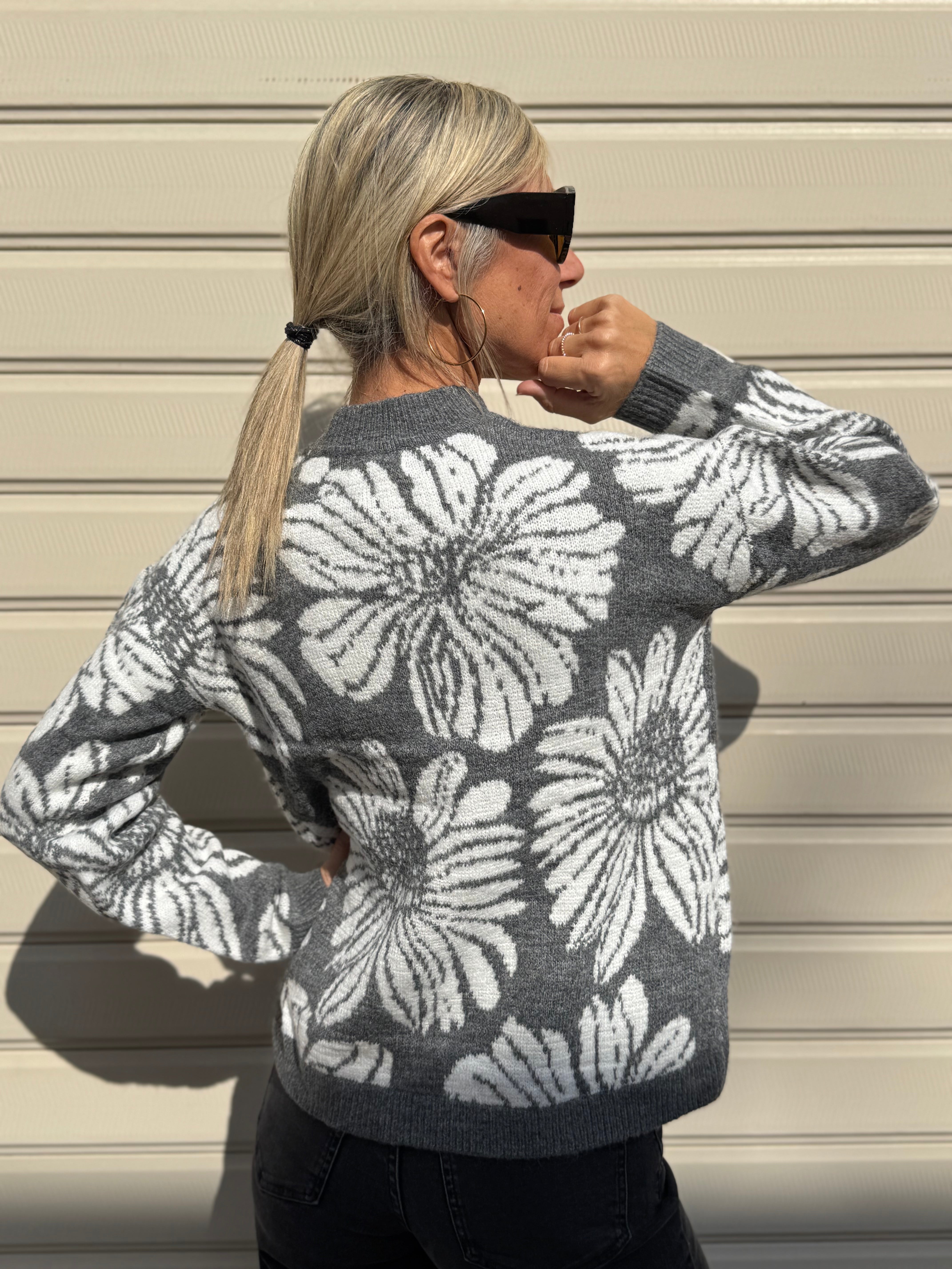Maglia fiori jdy