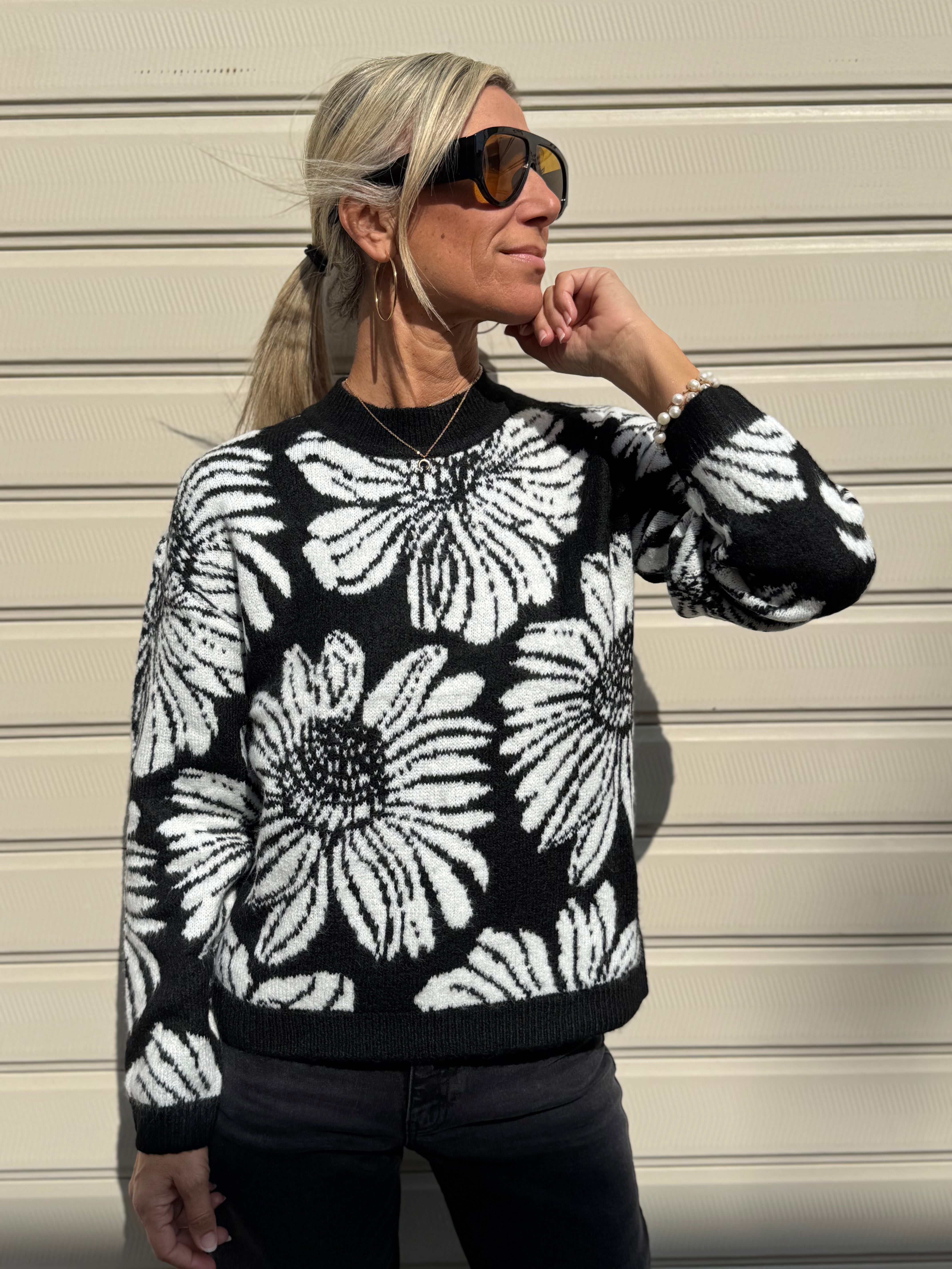 Maglia fiori jdy