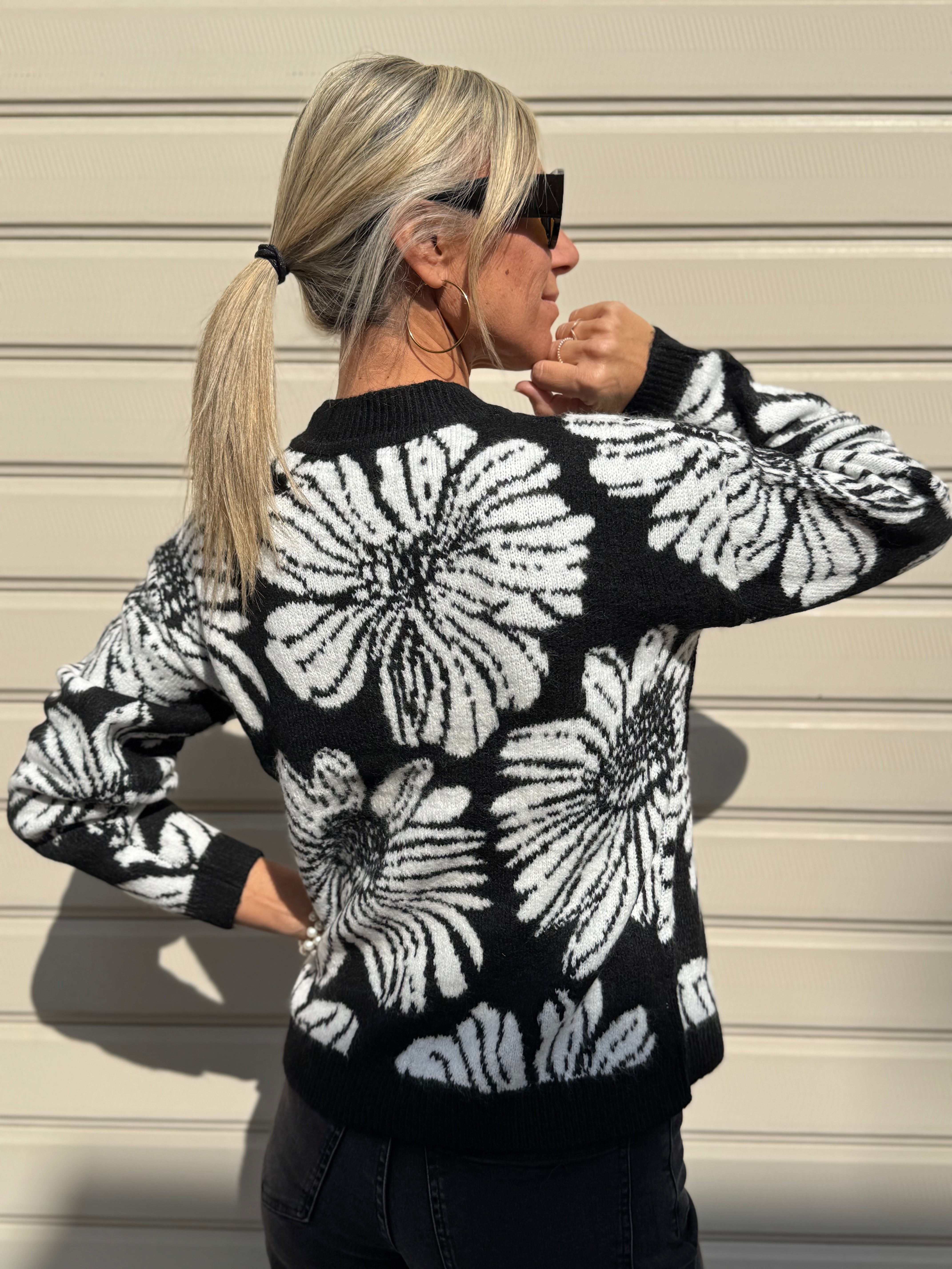 Maglia fiori jdy