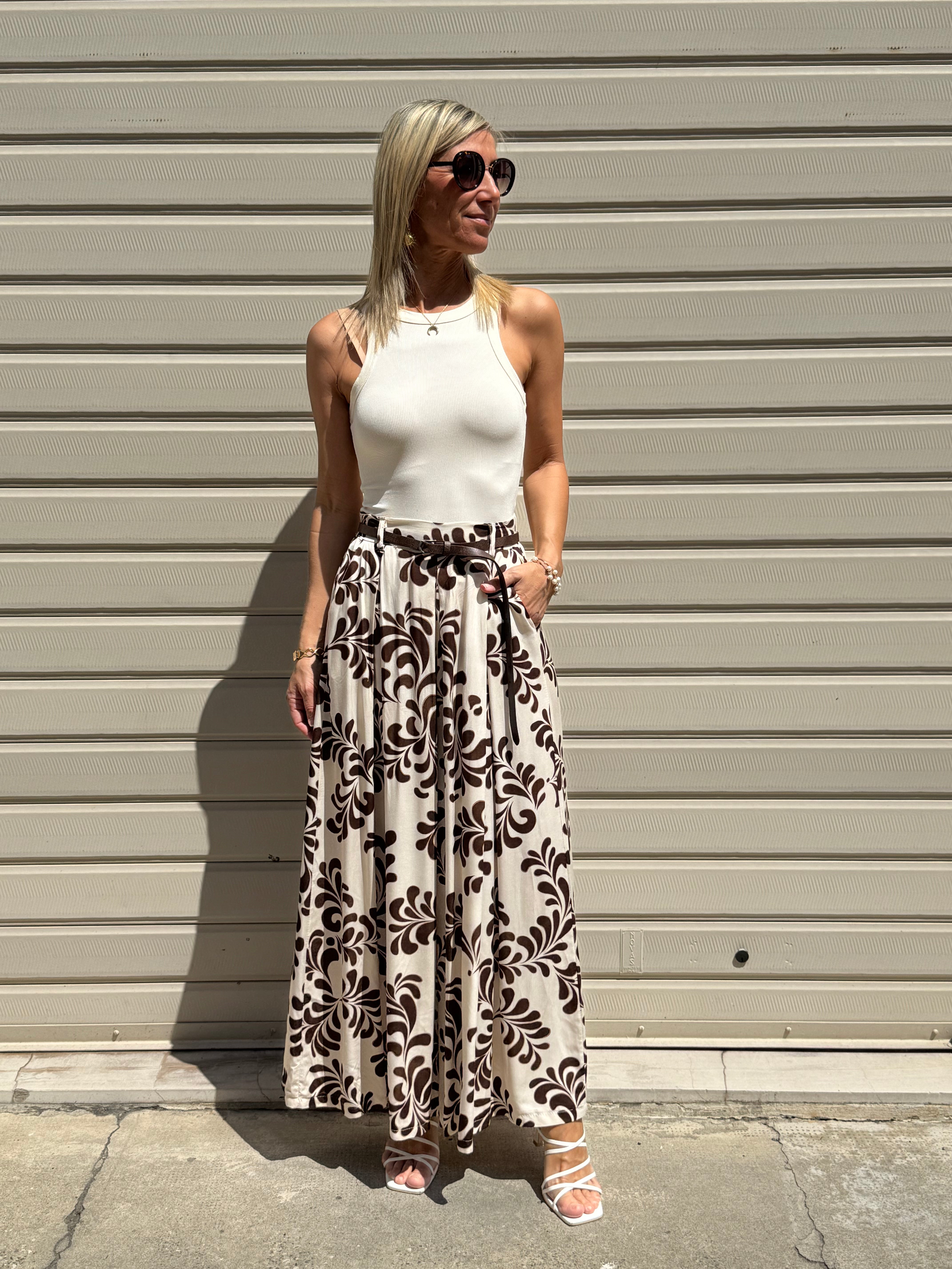 Gonna pantalone cinturina adora