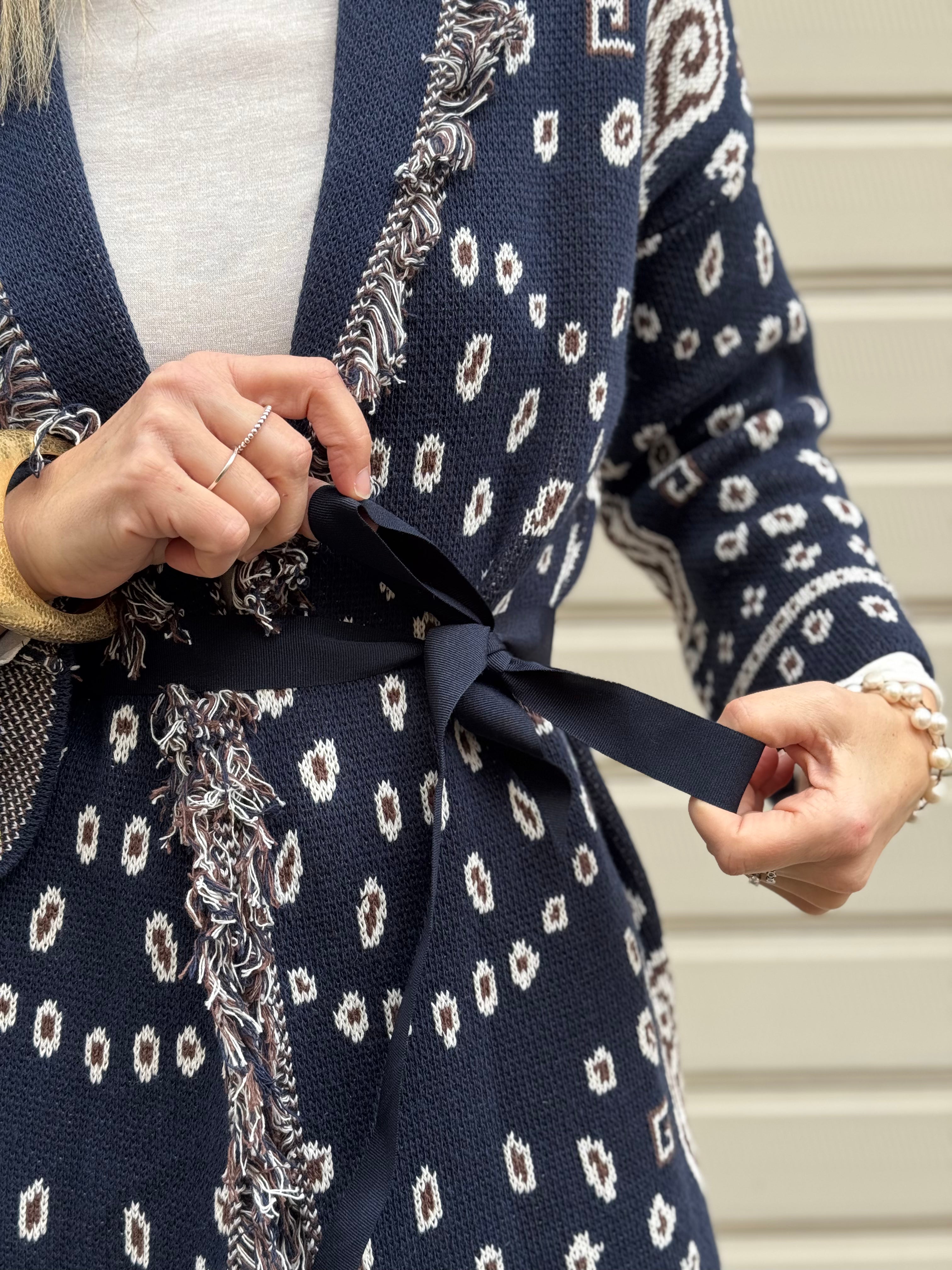 Cardigan frange adora