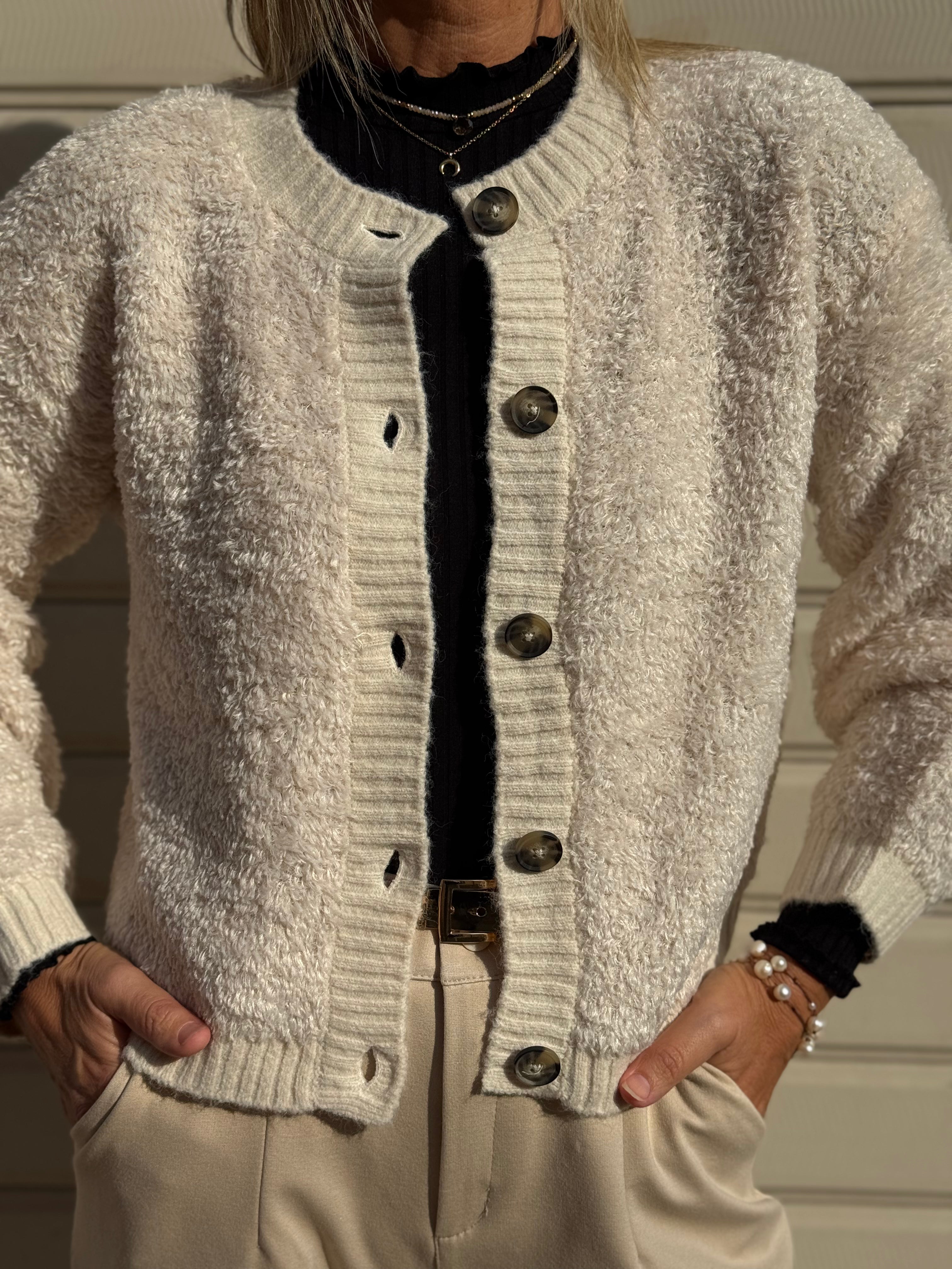 Cardigan bouclè jdy