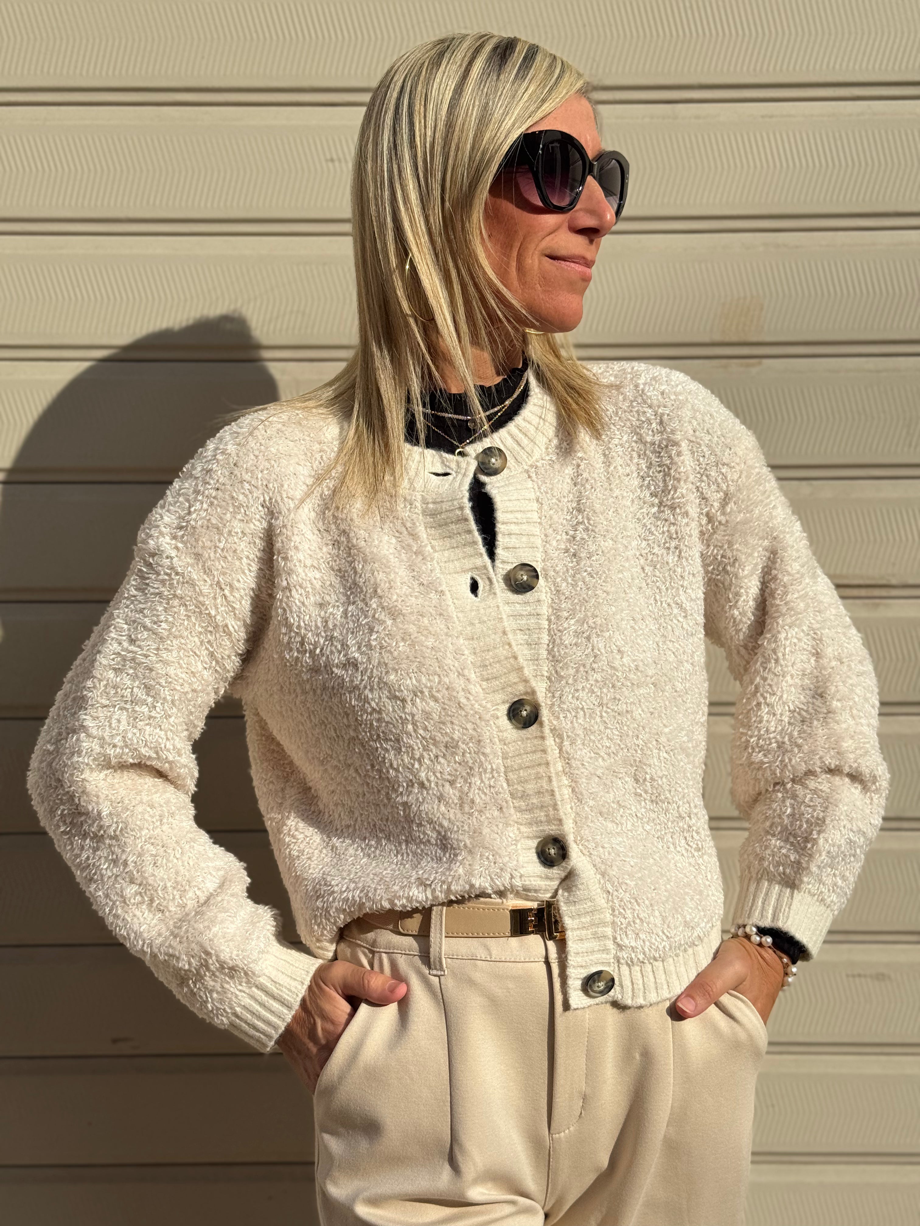 Cardigan bouclè jdy