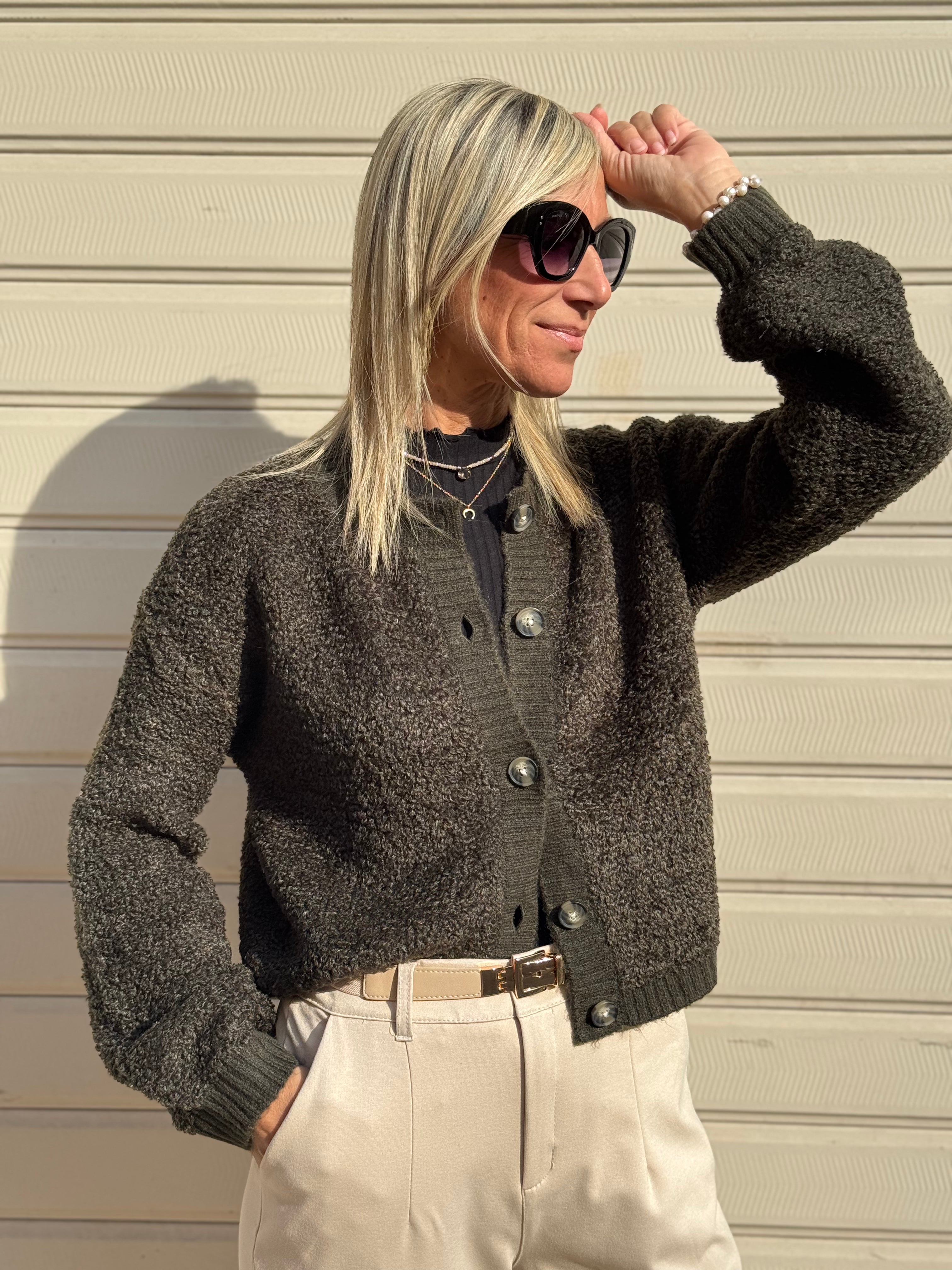 Cardigan bouclè jdy