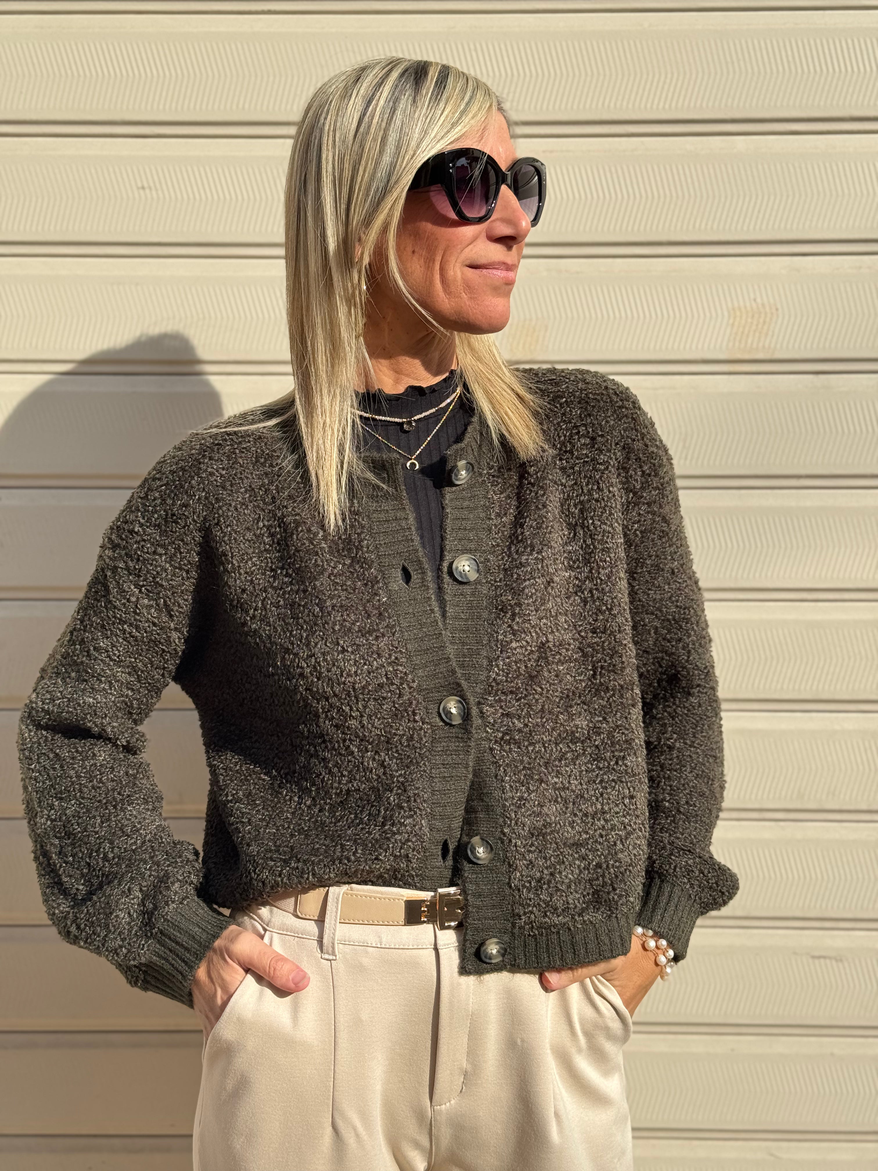 Cardigan bouclè jdy