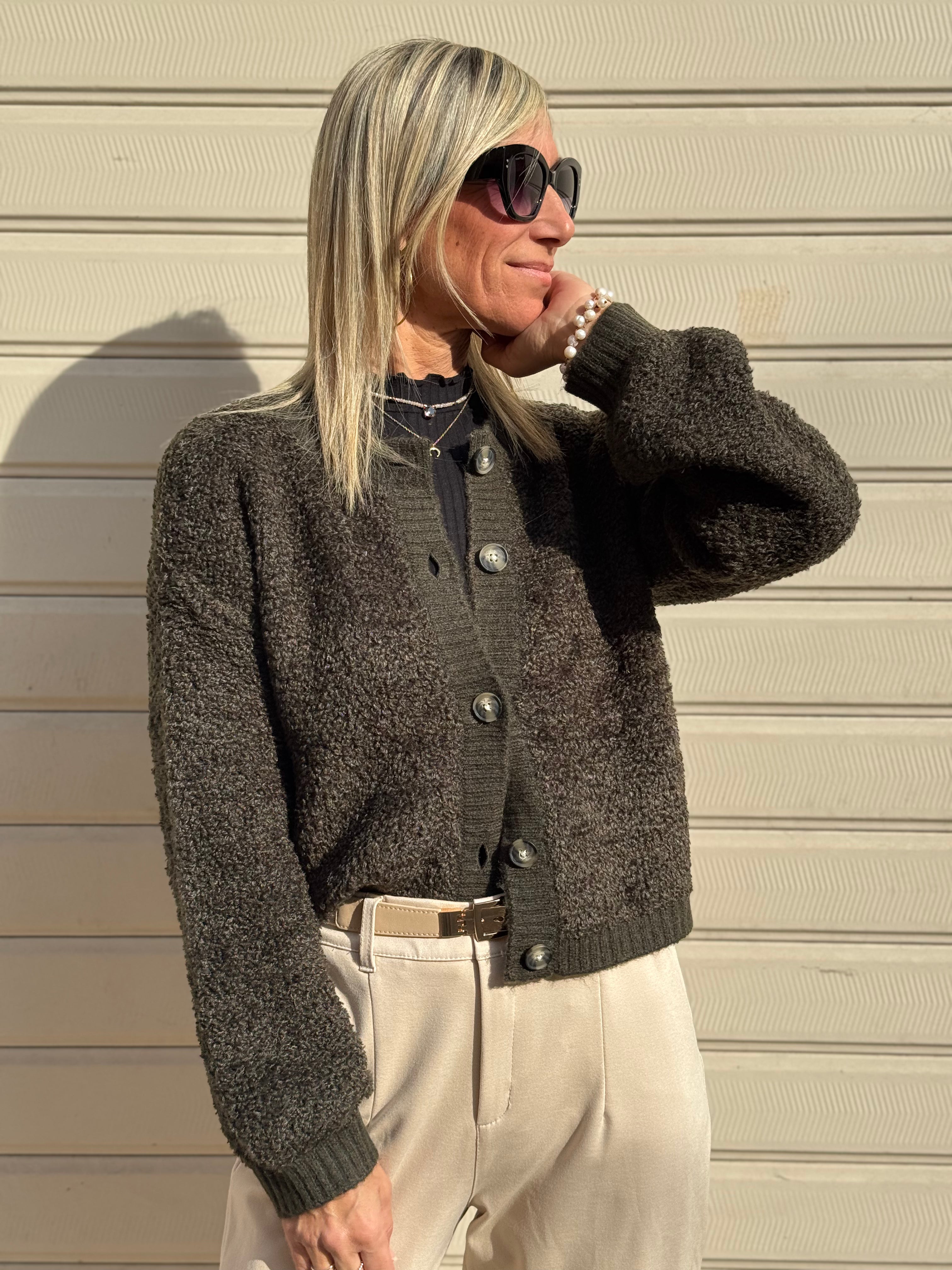 Cardigan bouclè jdy