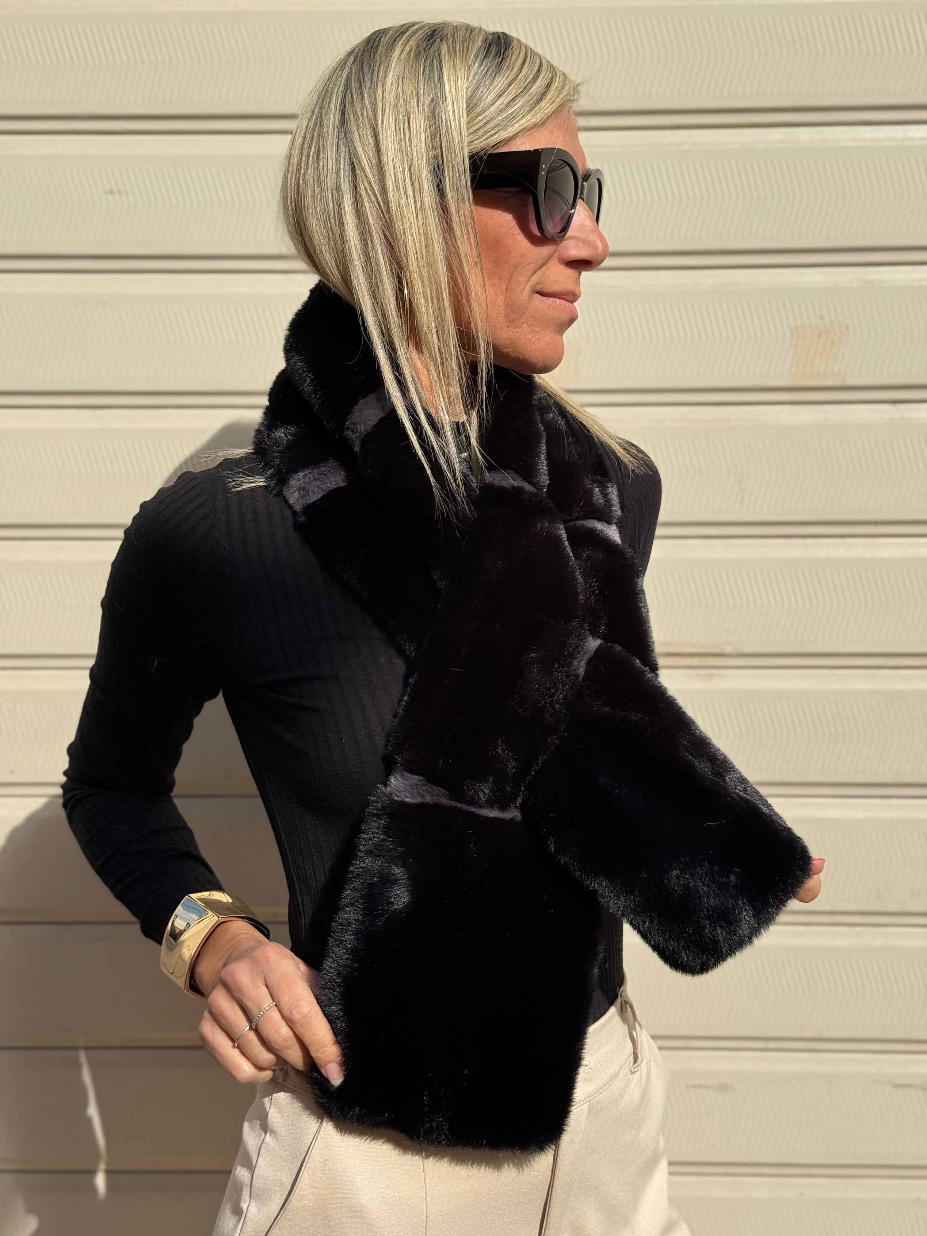 Sciarpa ecopelliccia media mimì