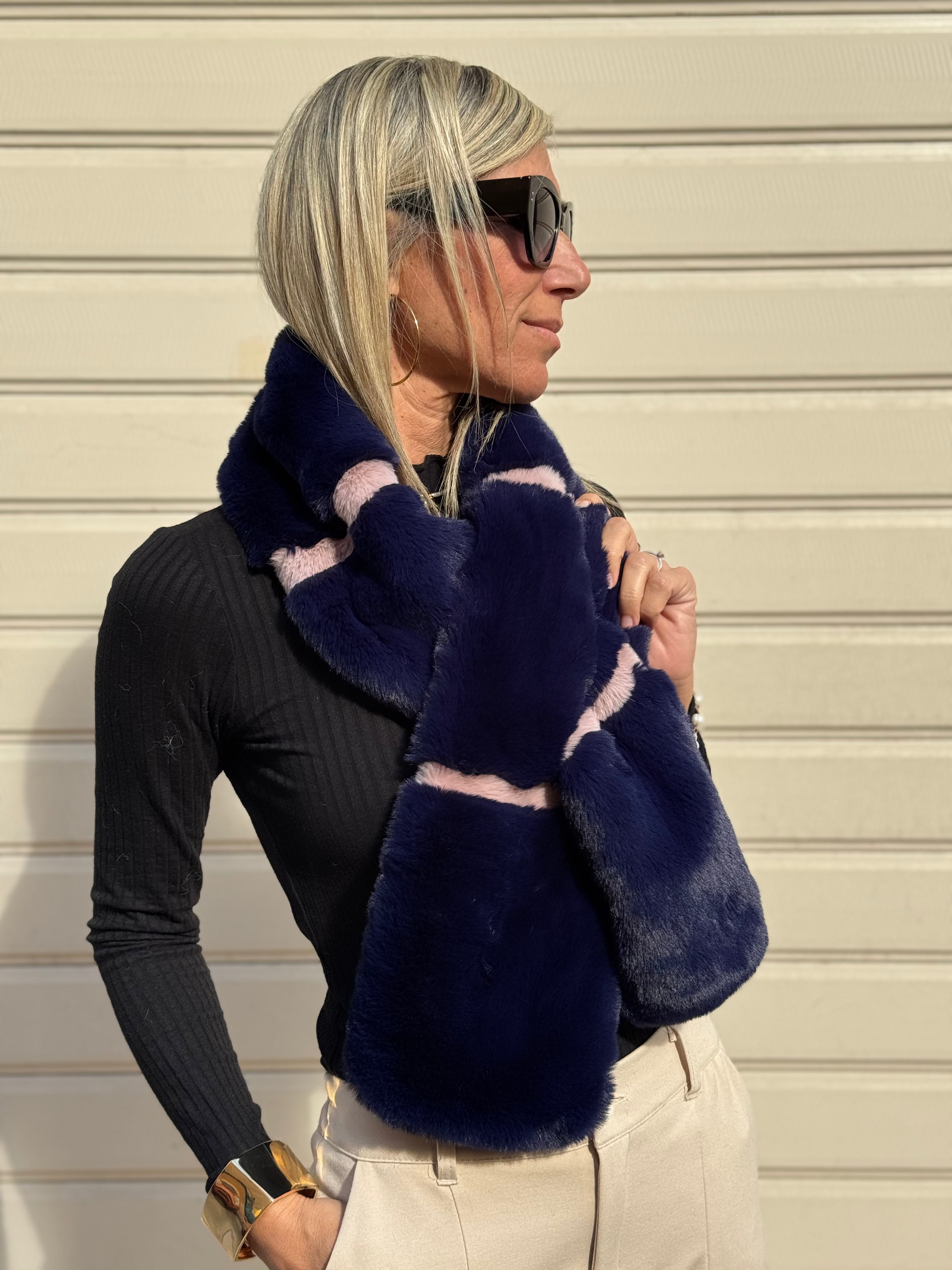 Sciarpa ecopelliccia media mimì