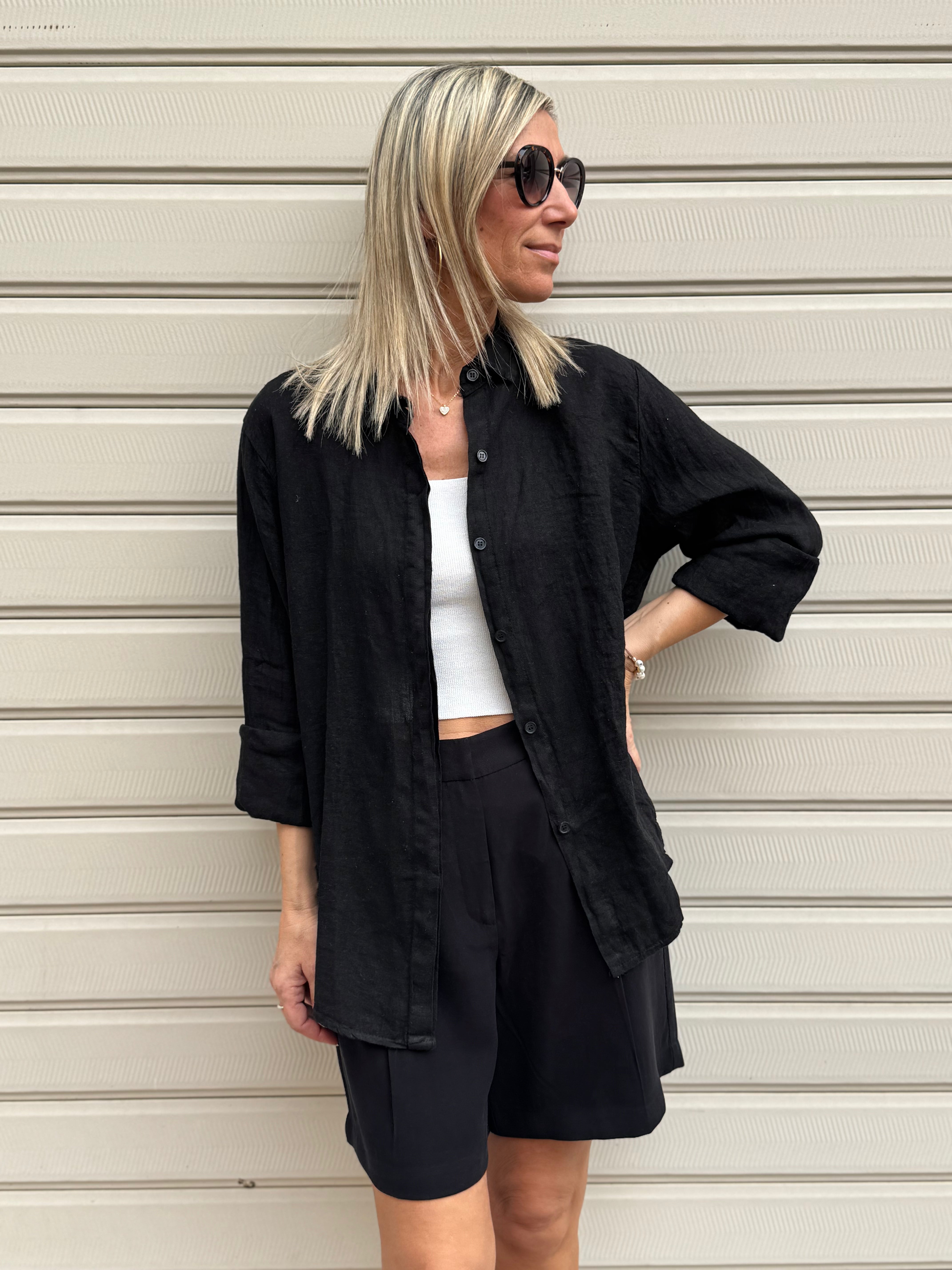 Camicia lino adora