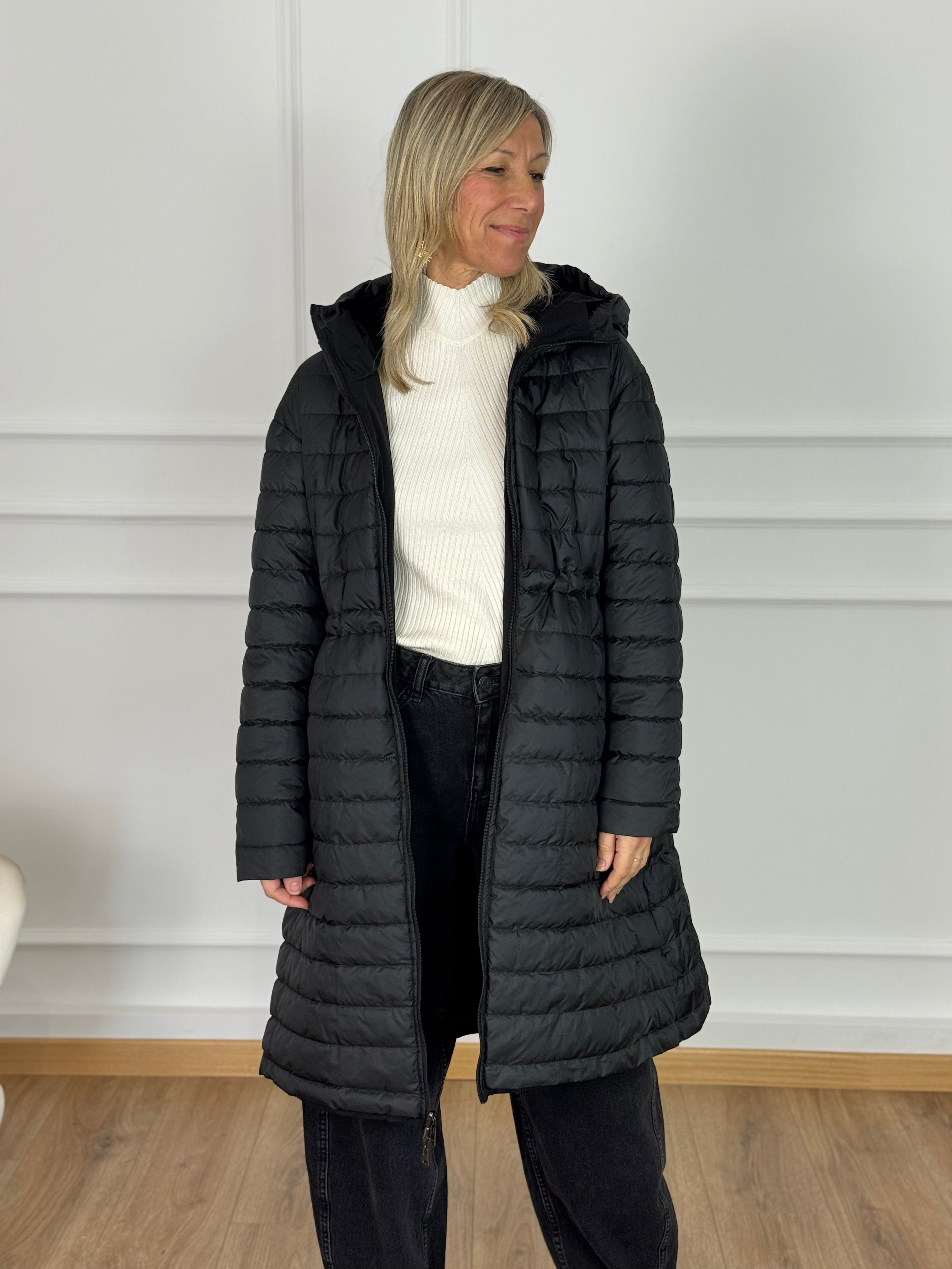 Parka double-face mimì