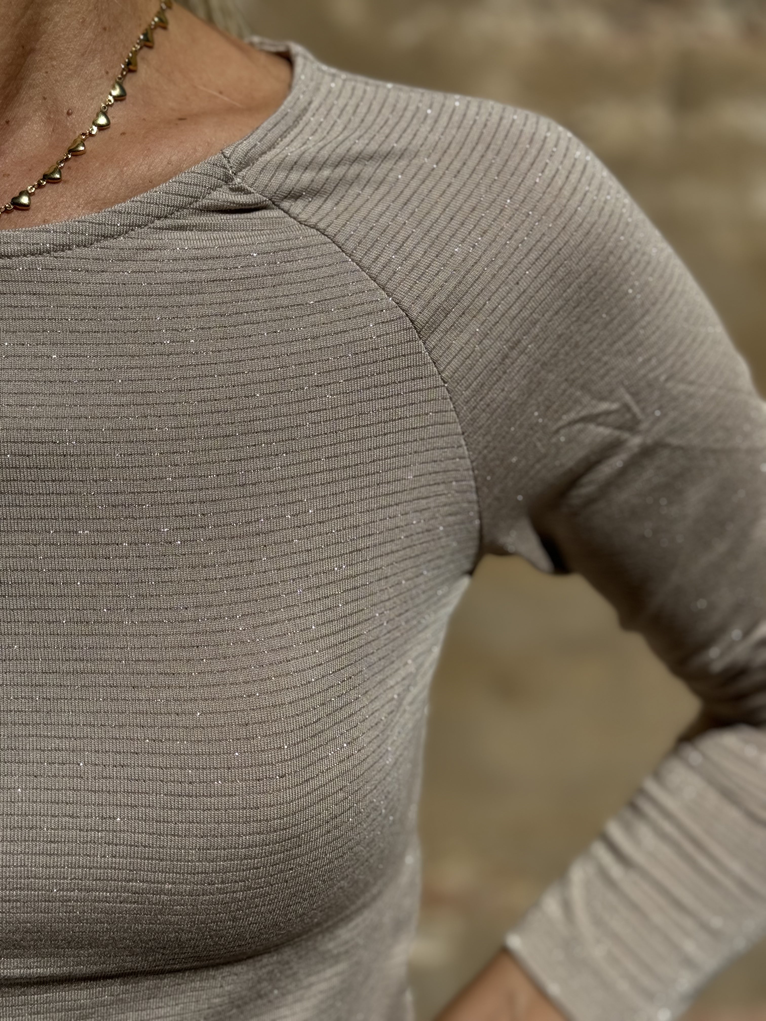 Maglia Girocollo Lurex