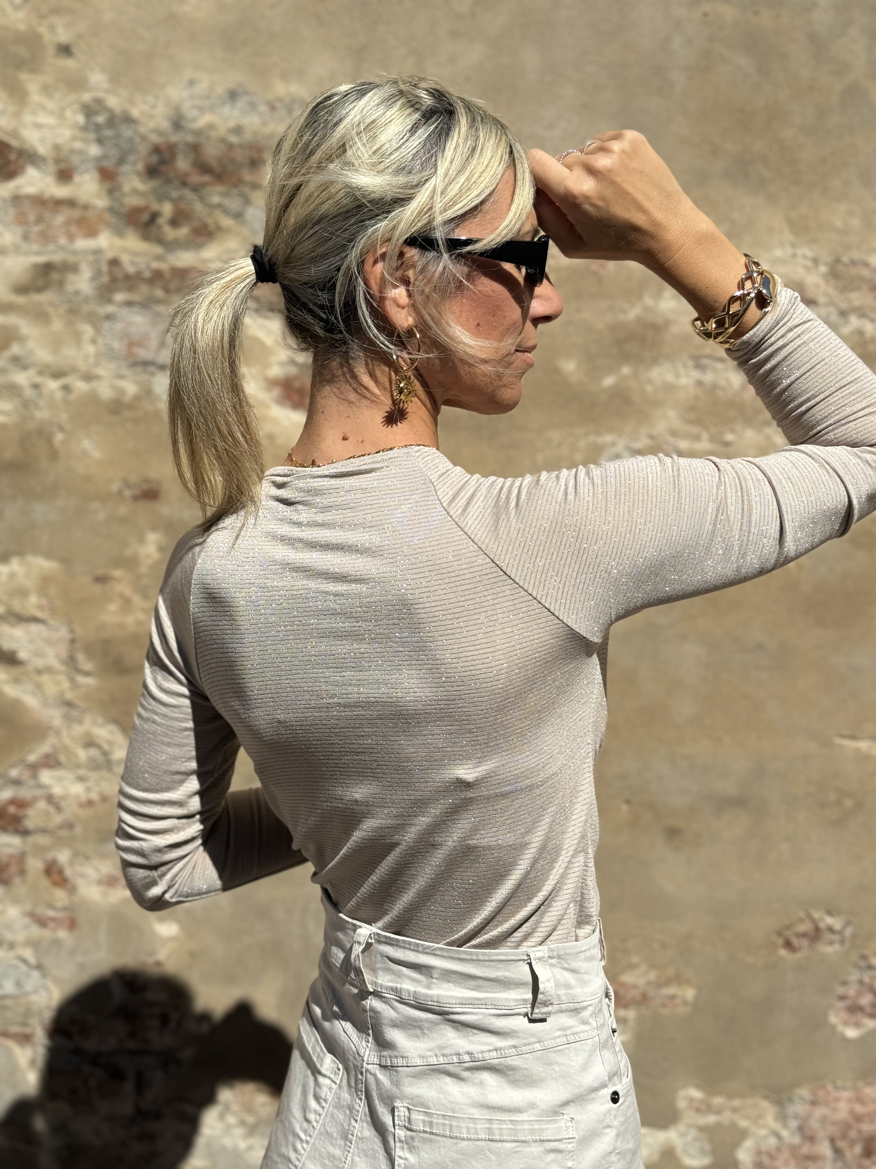 Maglia Girocollo Lurex
