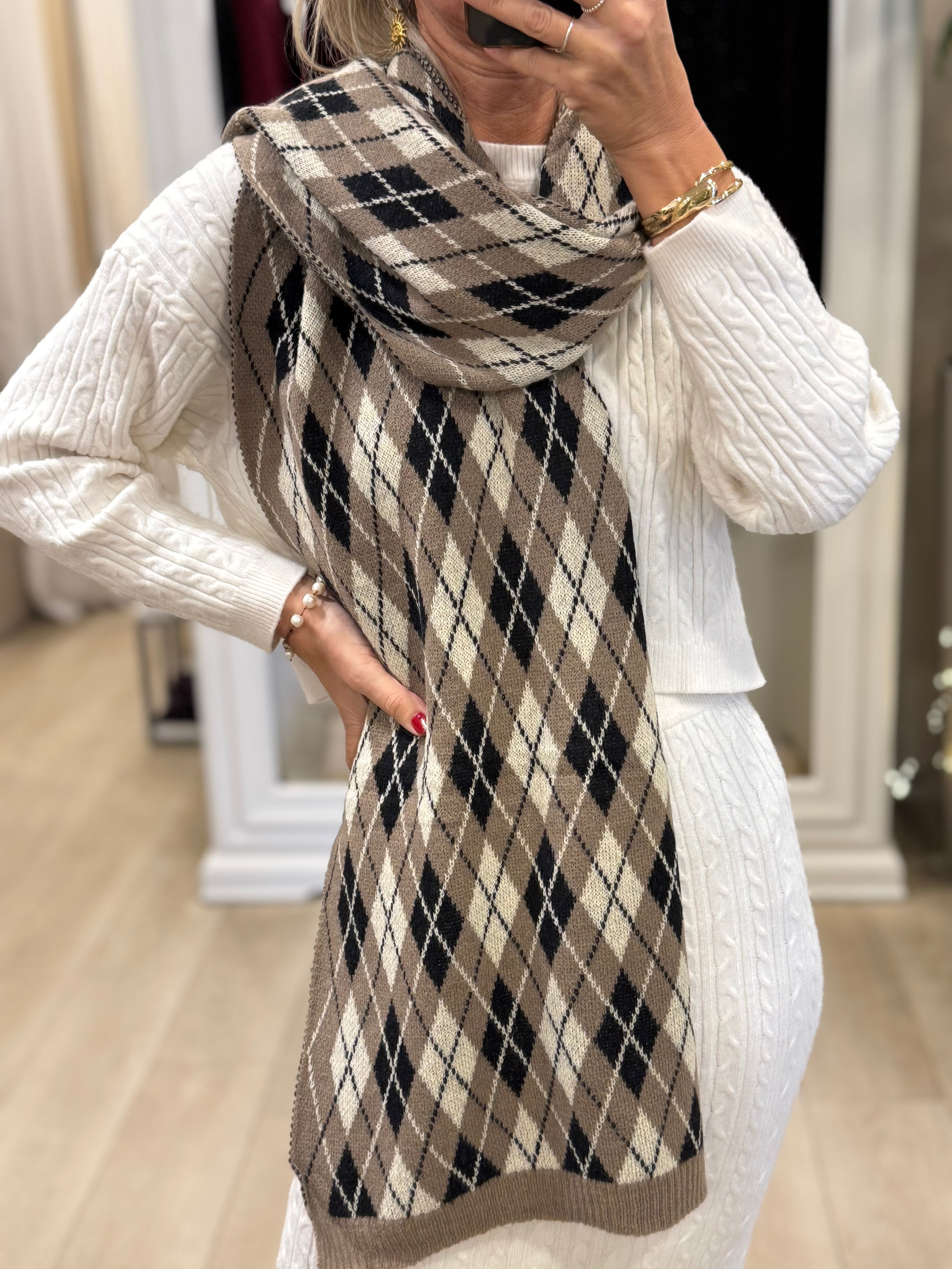 Sciarpa Fascia Rombi